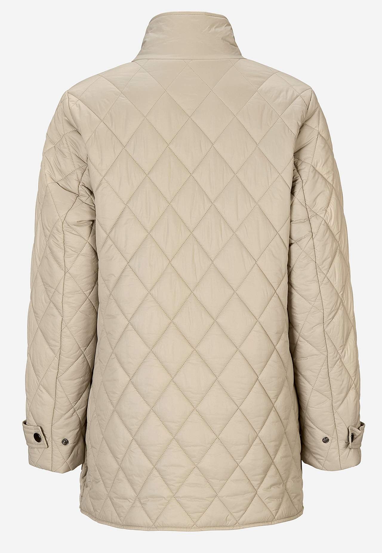 Gesteppte Jacke mit Druckknöpfen