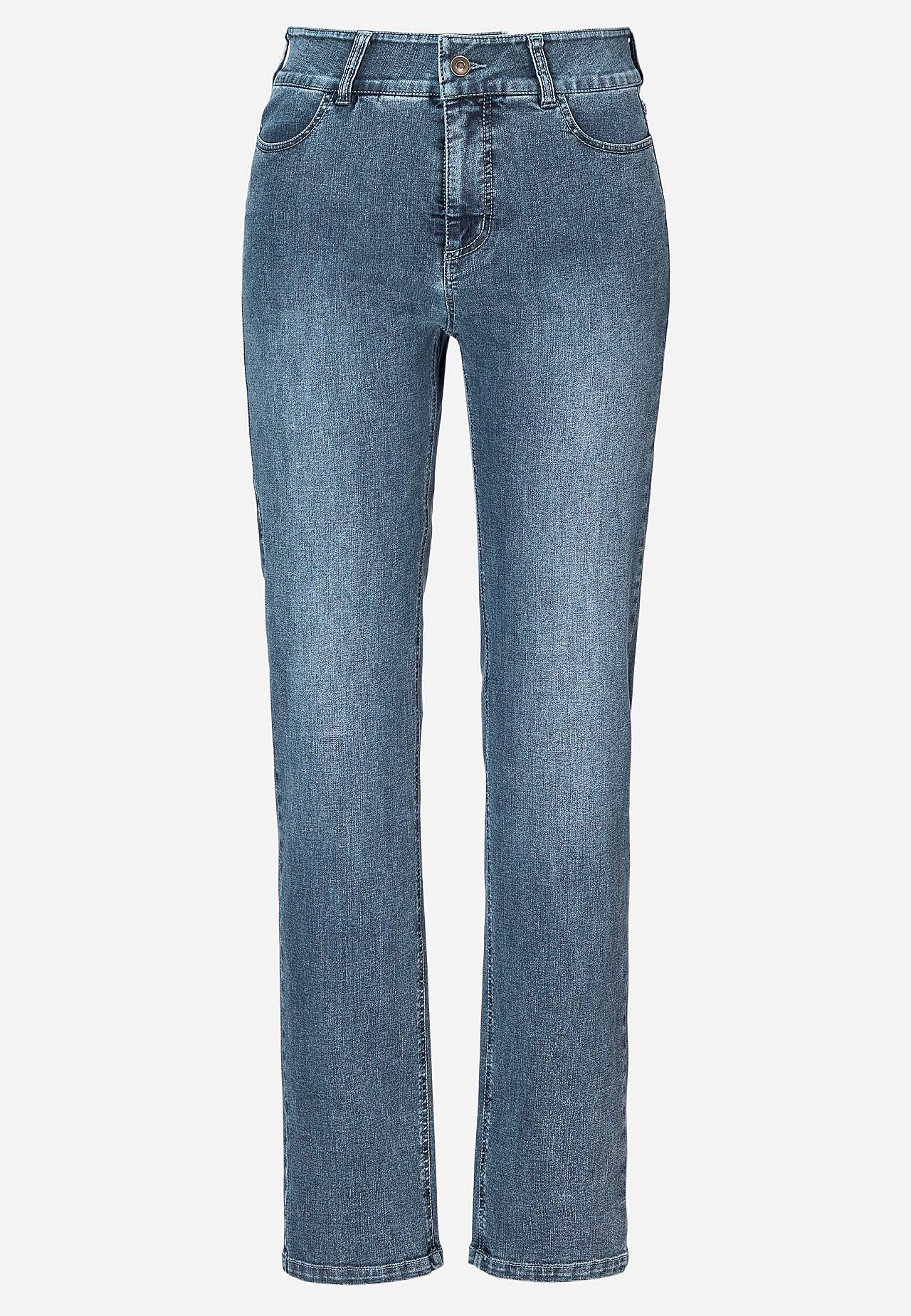 Gerade Jeans aus superstretch Denim
