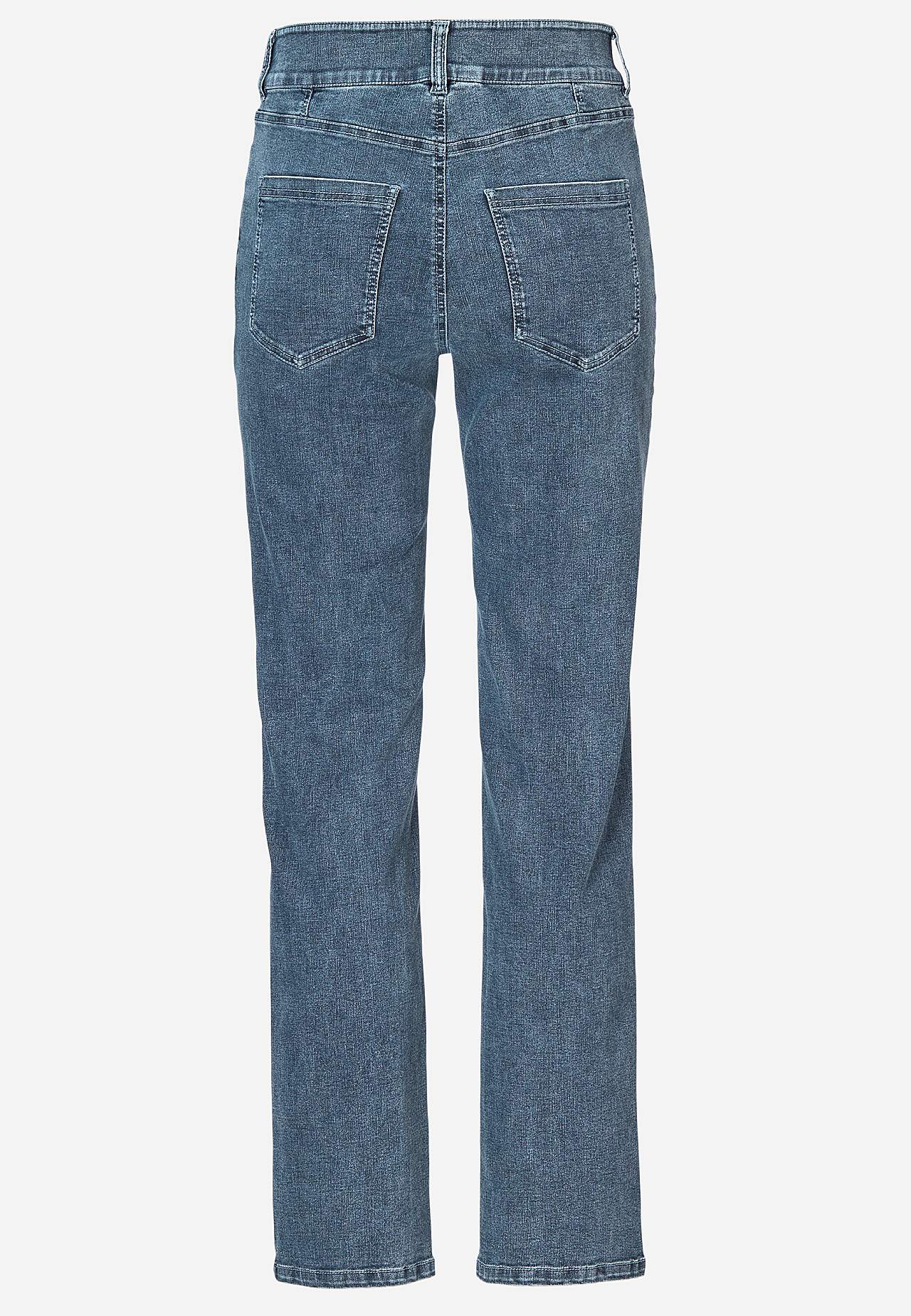 Gerade Jeans aus superstretch Denim