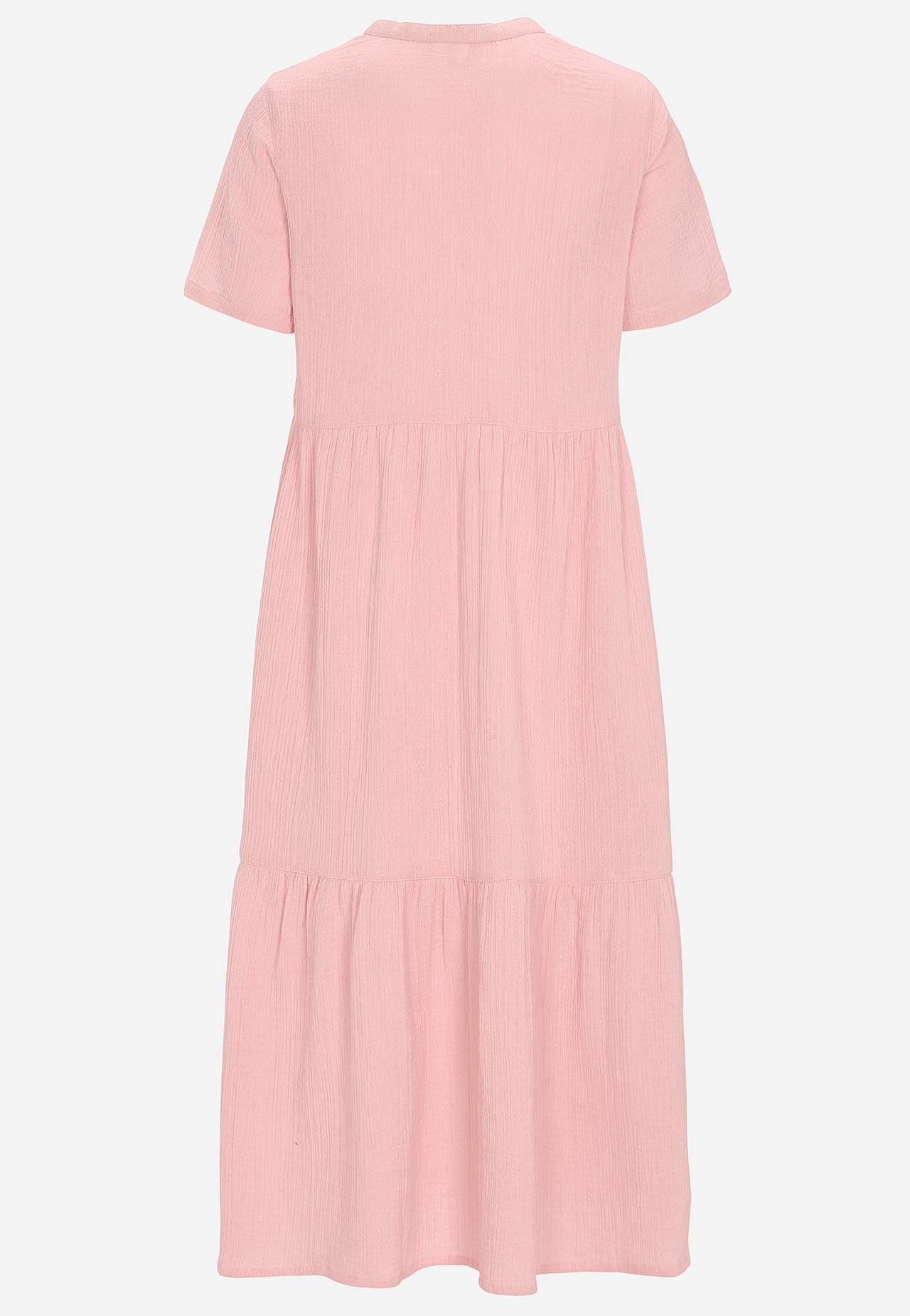 Kleid aus zerknitterter Baumwolle