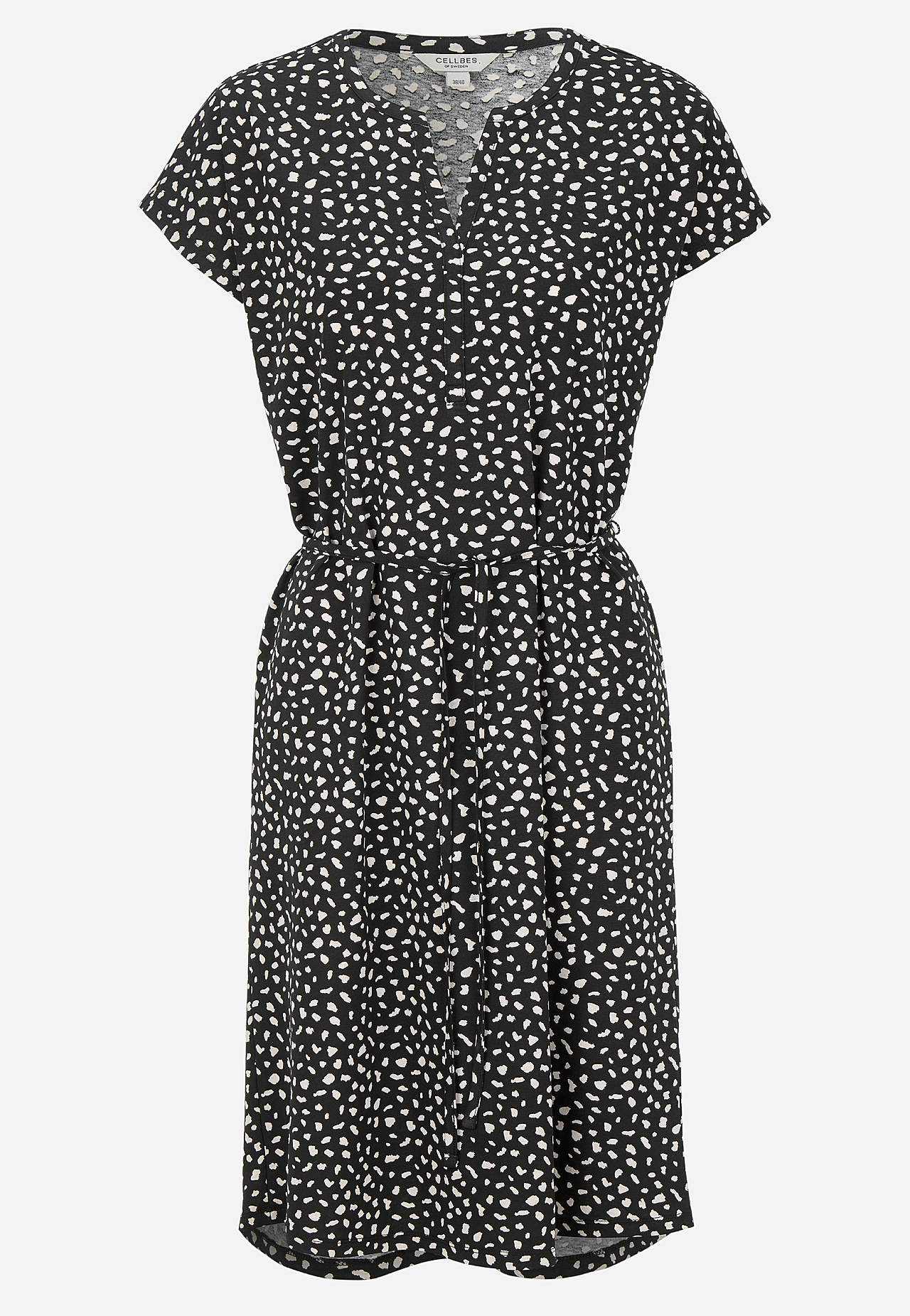 Jerseykleid mit Bindeband