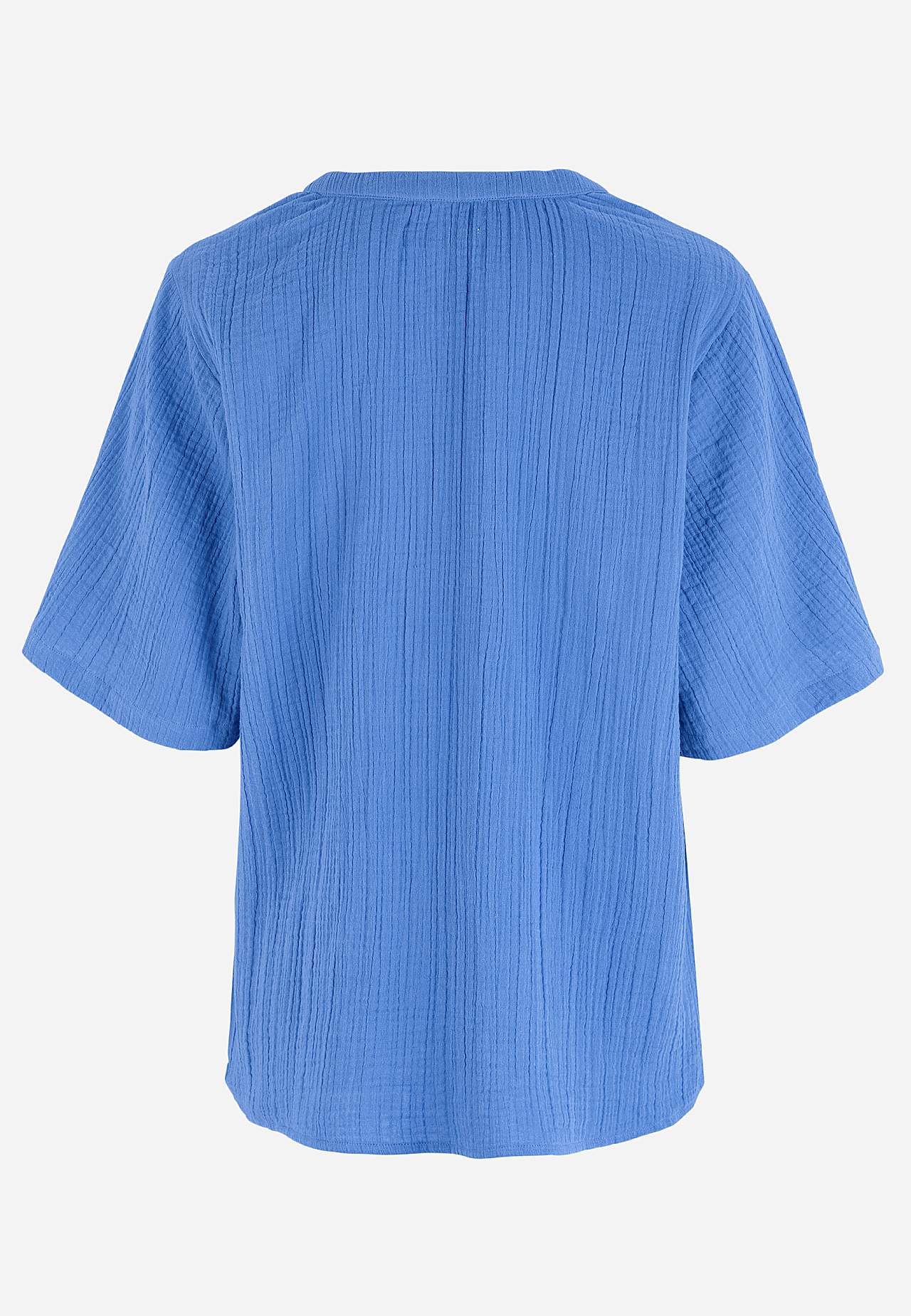 Bluse aus zerknitterter Baumwolle