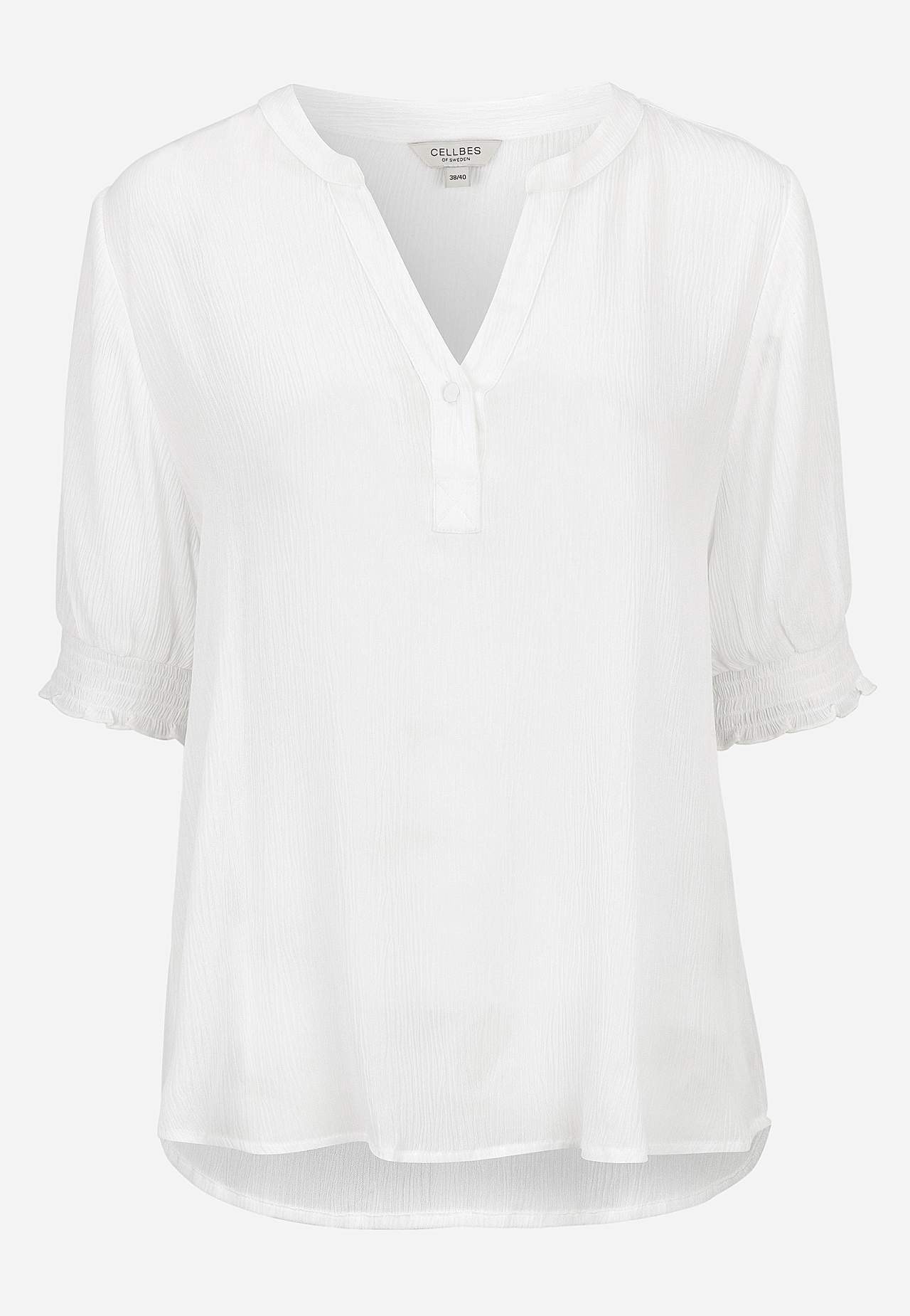 Bluse aus Krepp