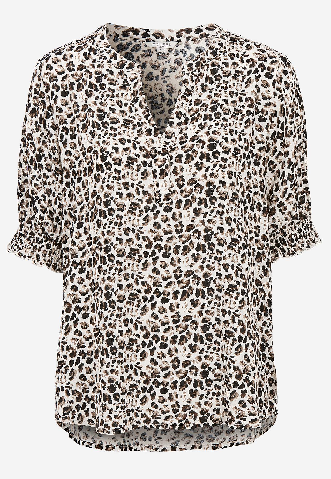 Bluse aus Krepp