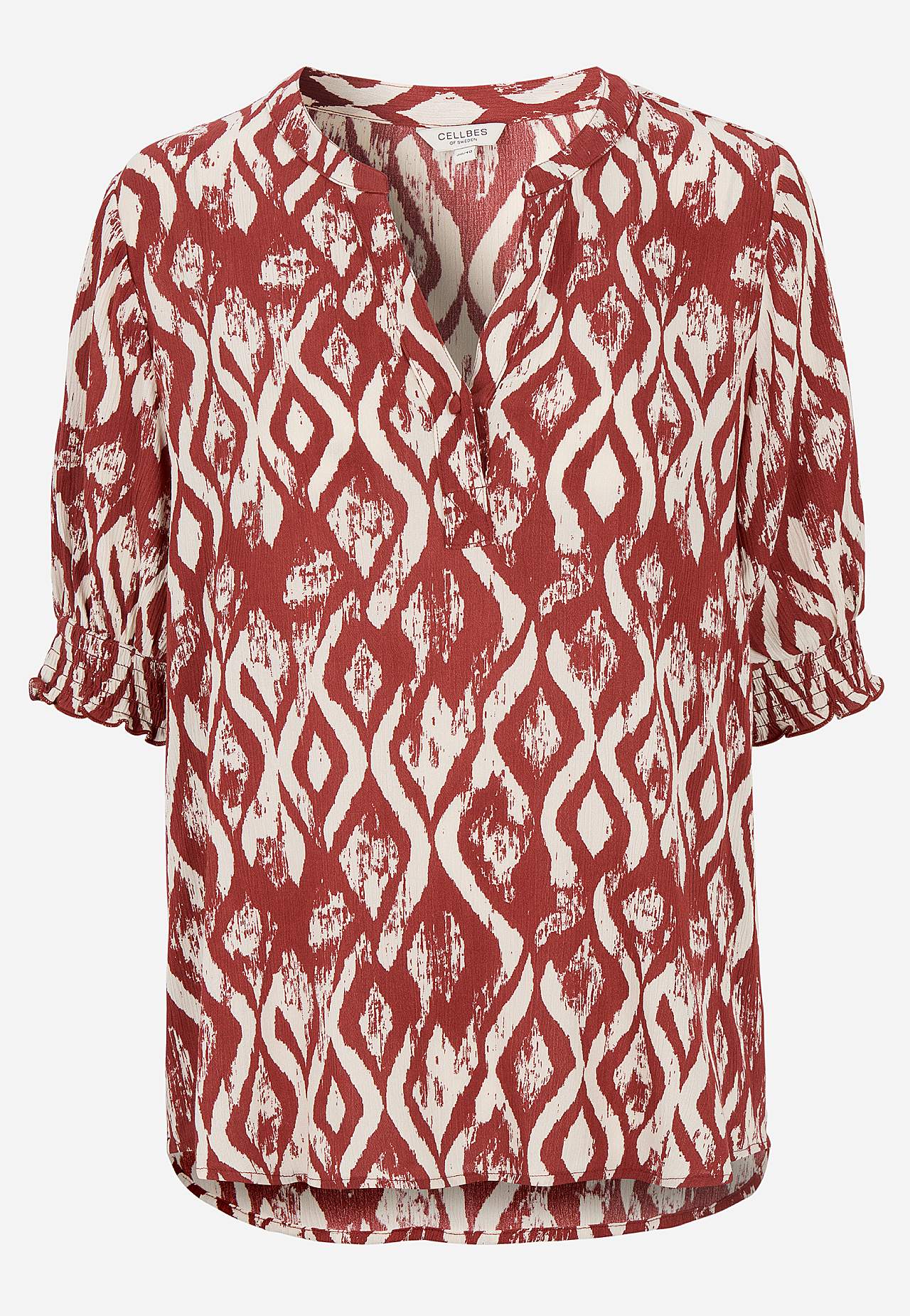 Bluse aus Krepp