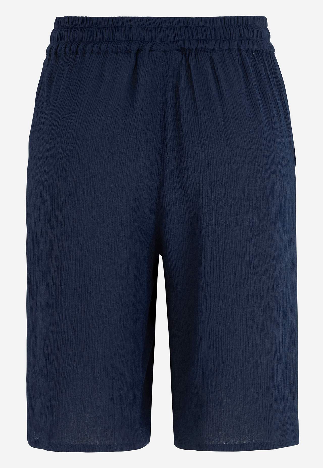 Shorts aus Viskose-Krepp