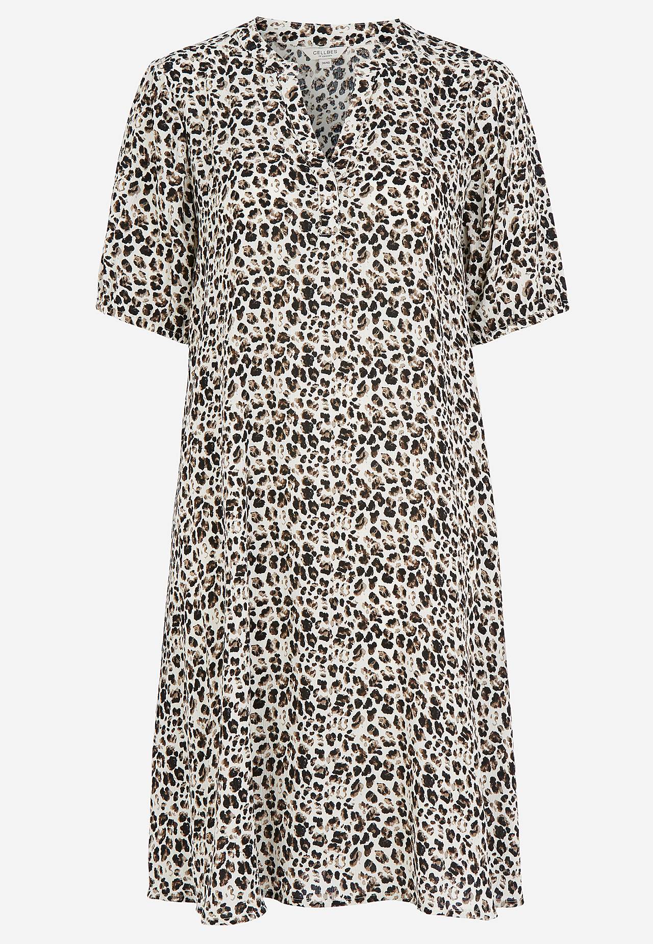 Kleid aus Viskose-Krepp