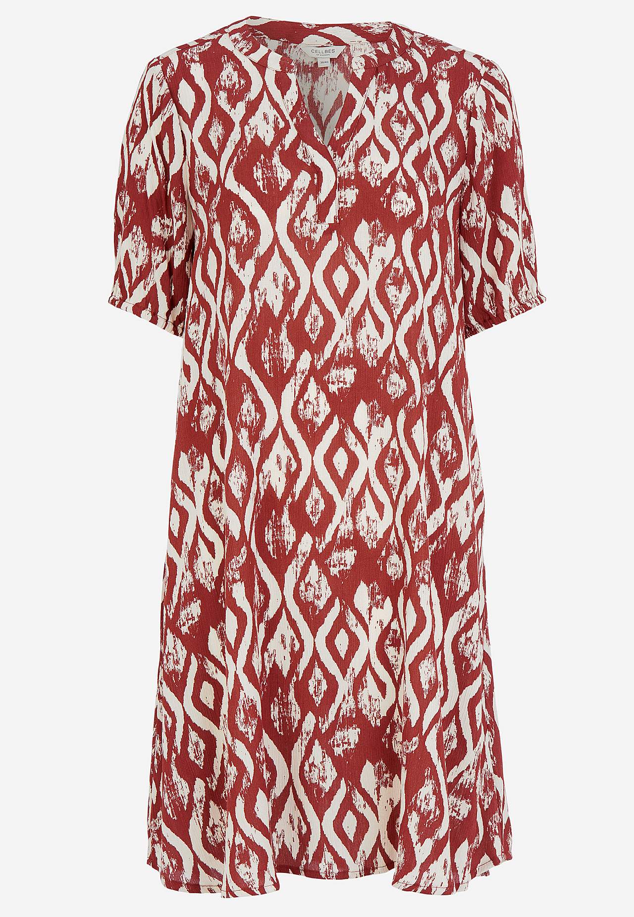 Kleid aus Viskose-Krepp