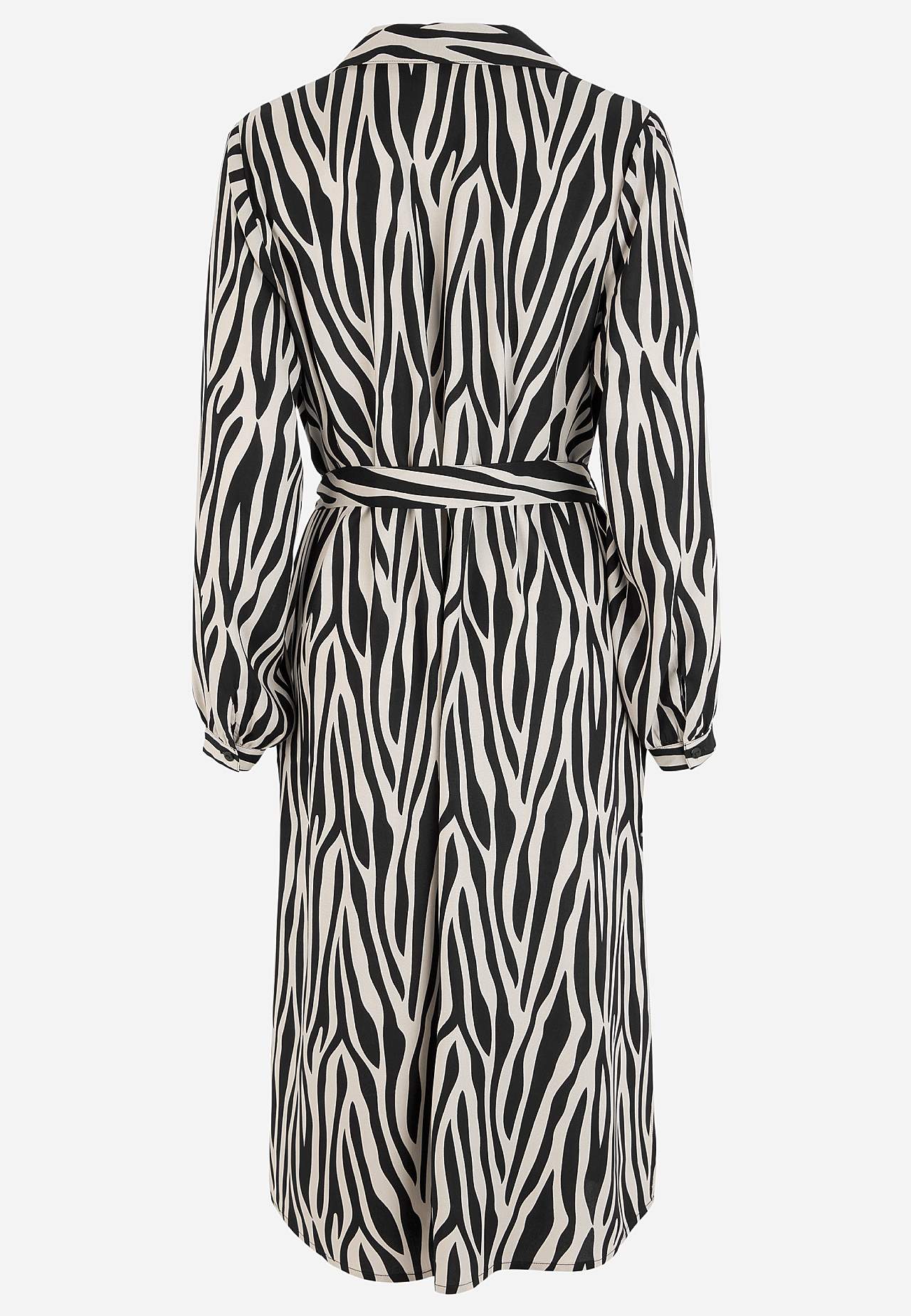 Gewebtes Kleid mit Taschen
