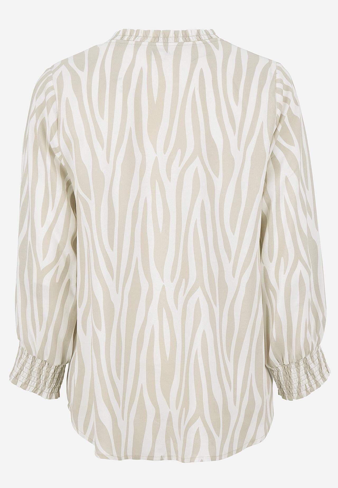 Gewebte, gemusterte Bluse