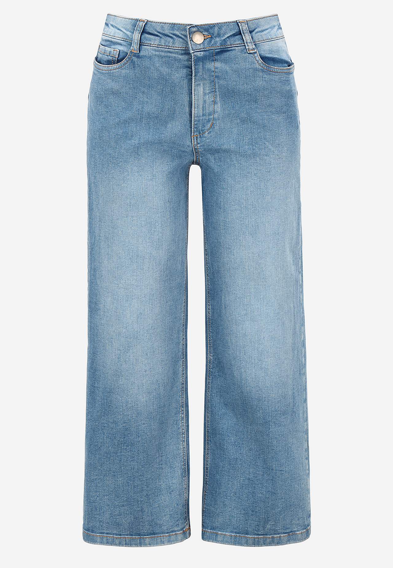 Elastische Knöcheljeans