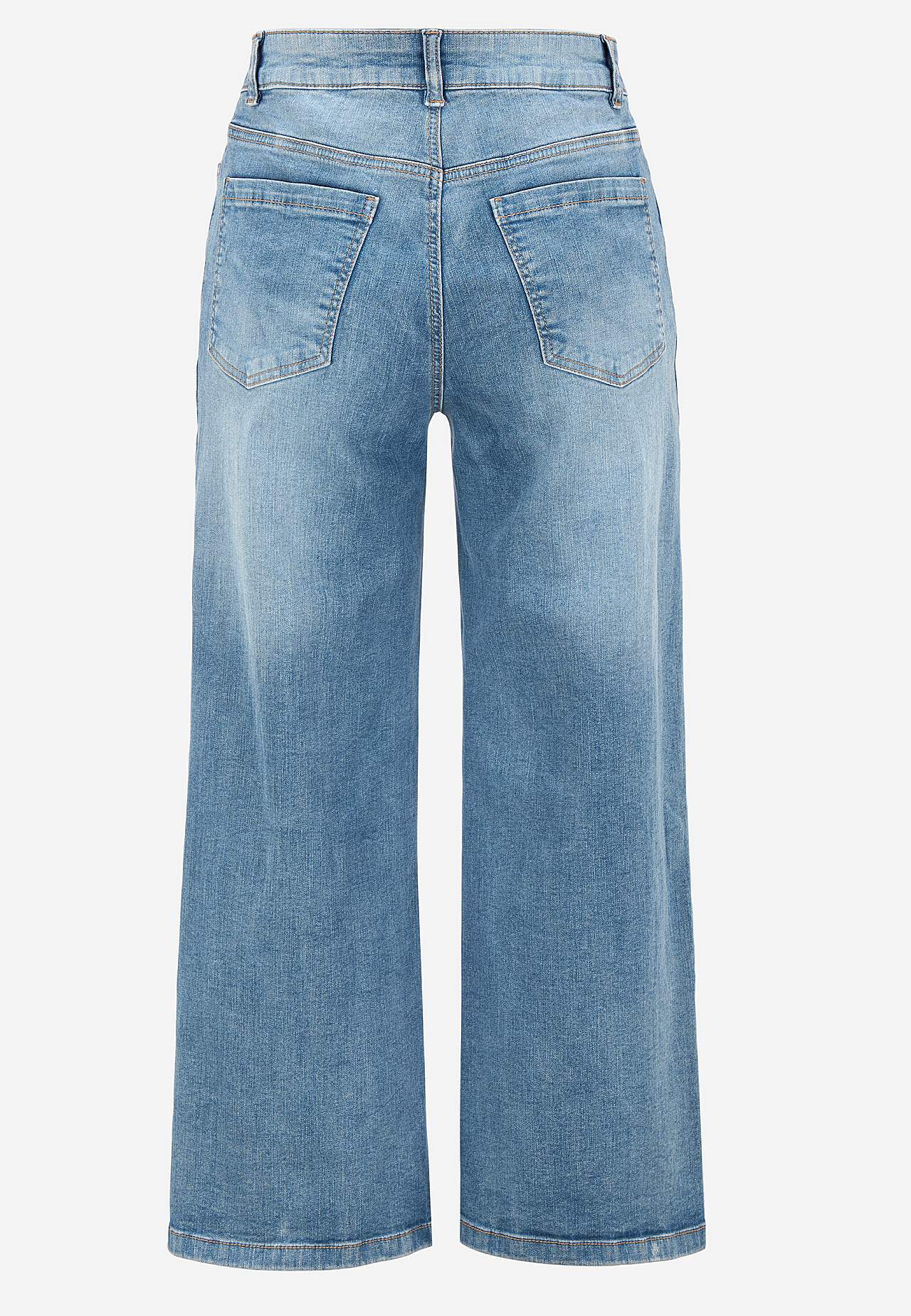 Elastische Knöcheljeans