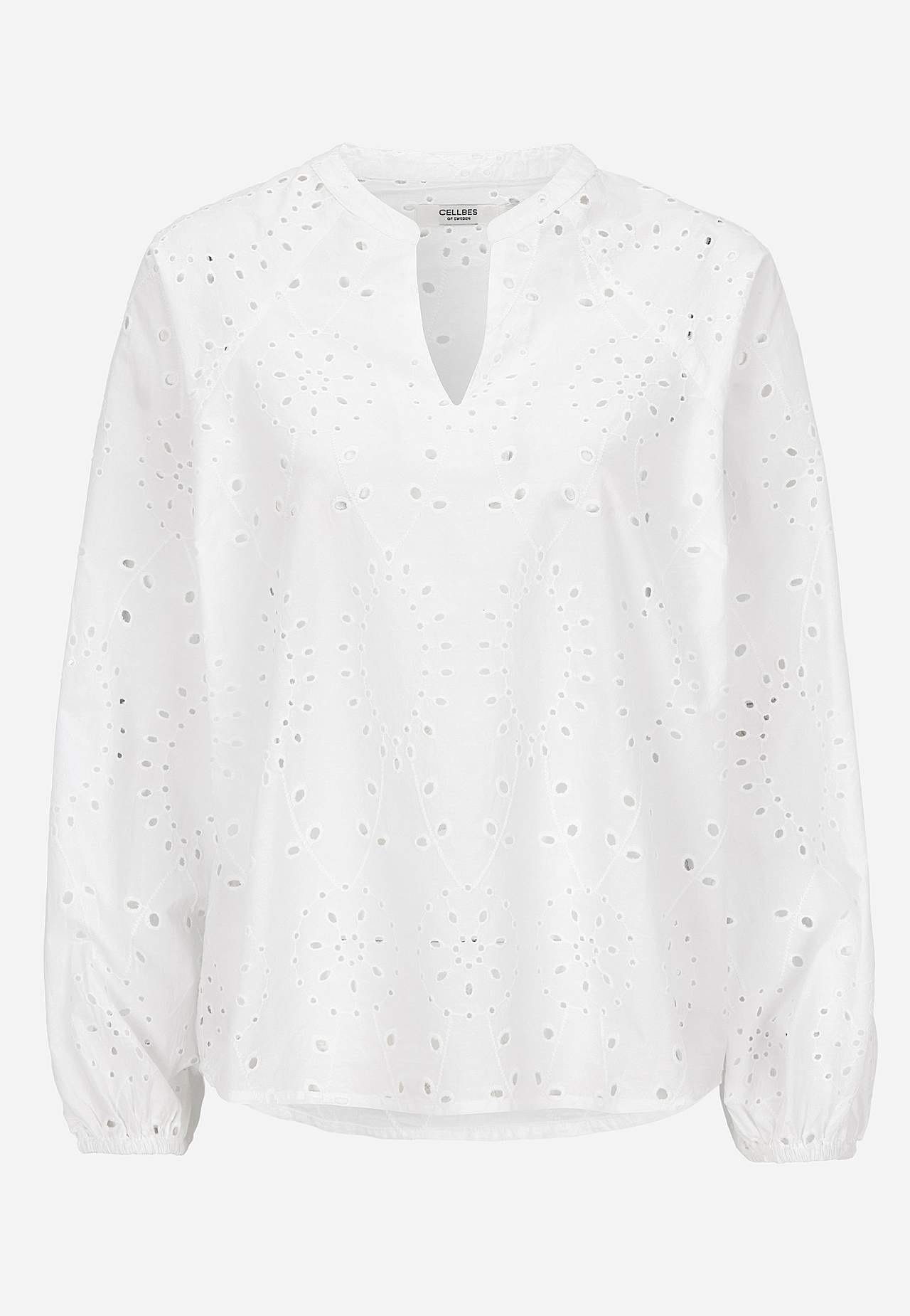 Bluse mit Stickerei