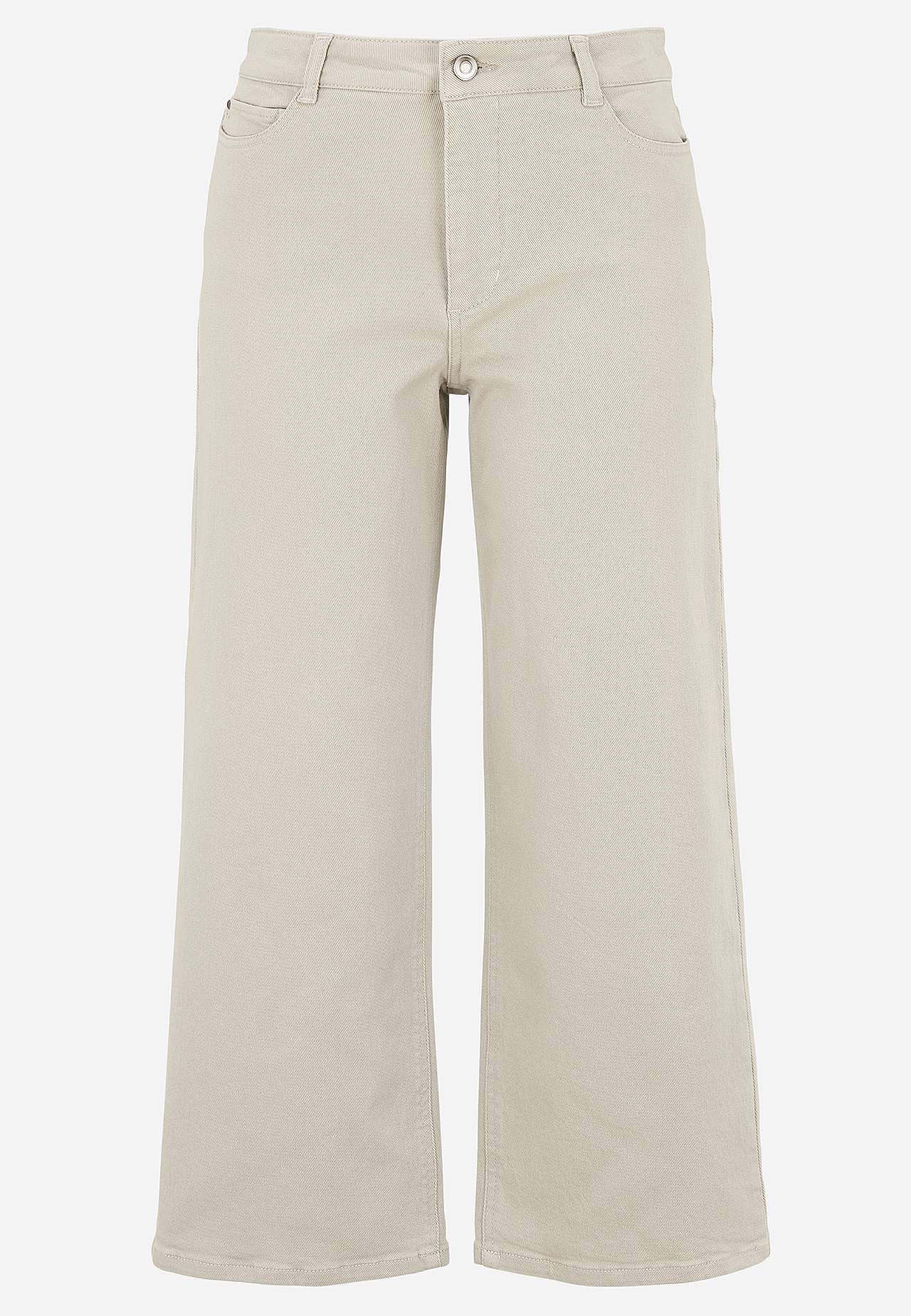 Breite Knöcheljeans