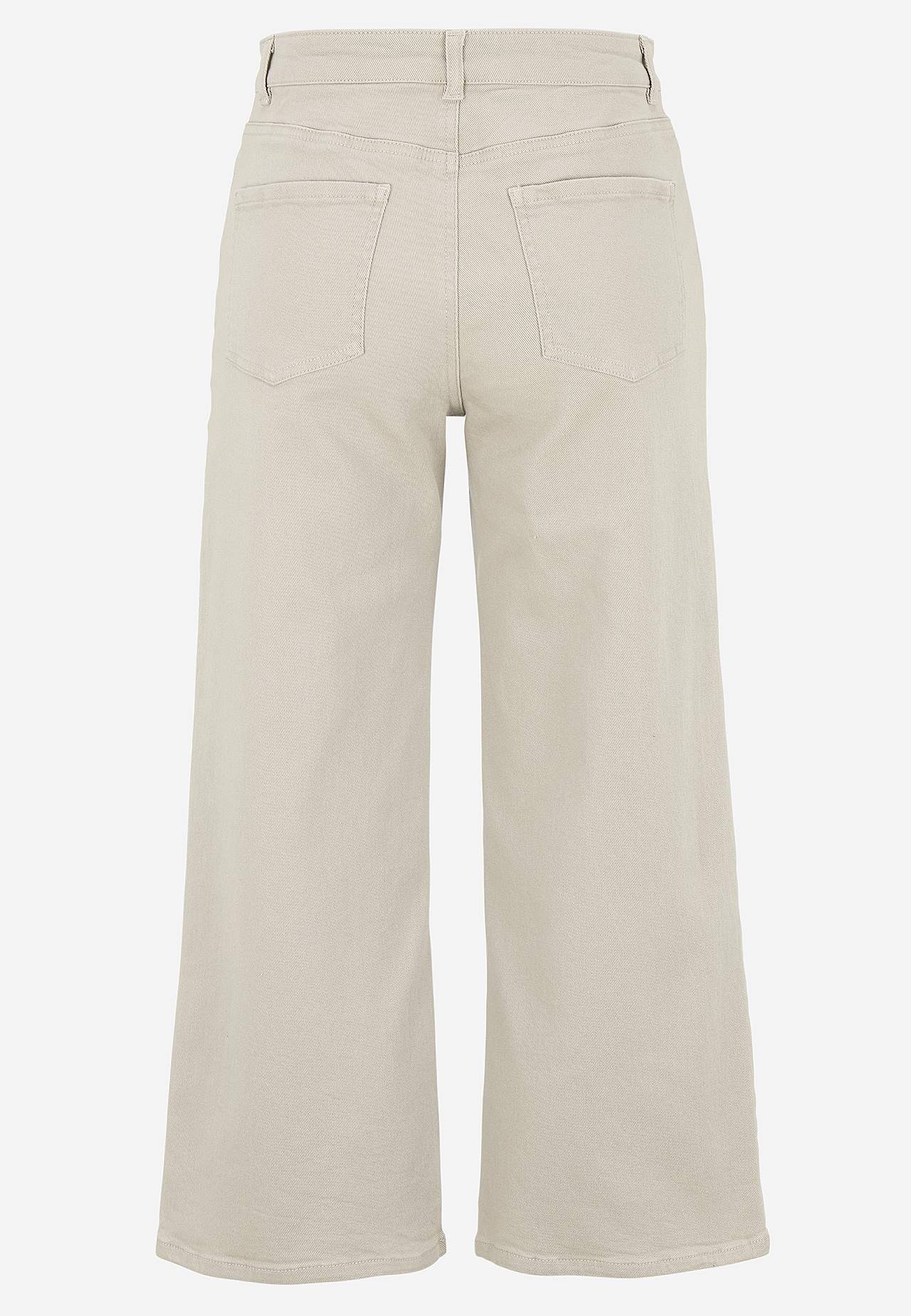 Breite Knöcheljeans