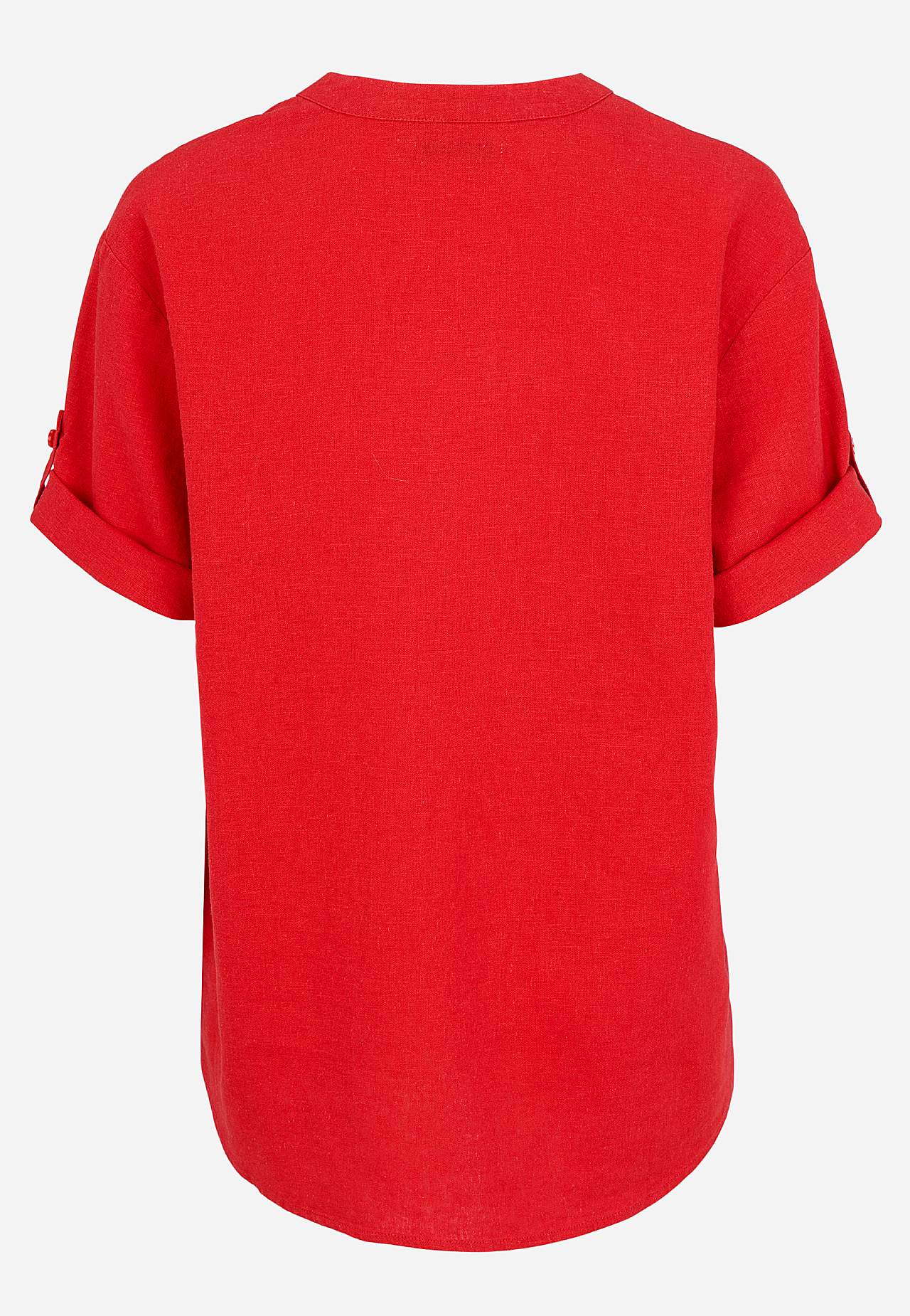 Bluse aus Leinen-Mix