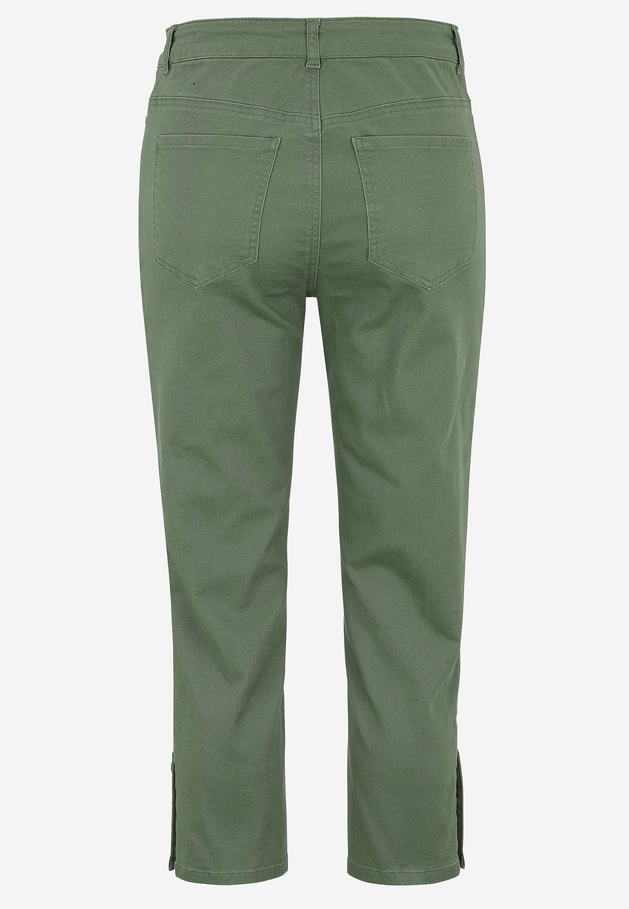 Cropped Jeans mit Fünf-Taschen-Design