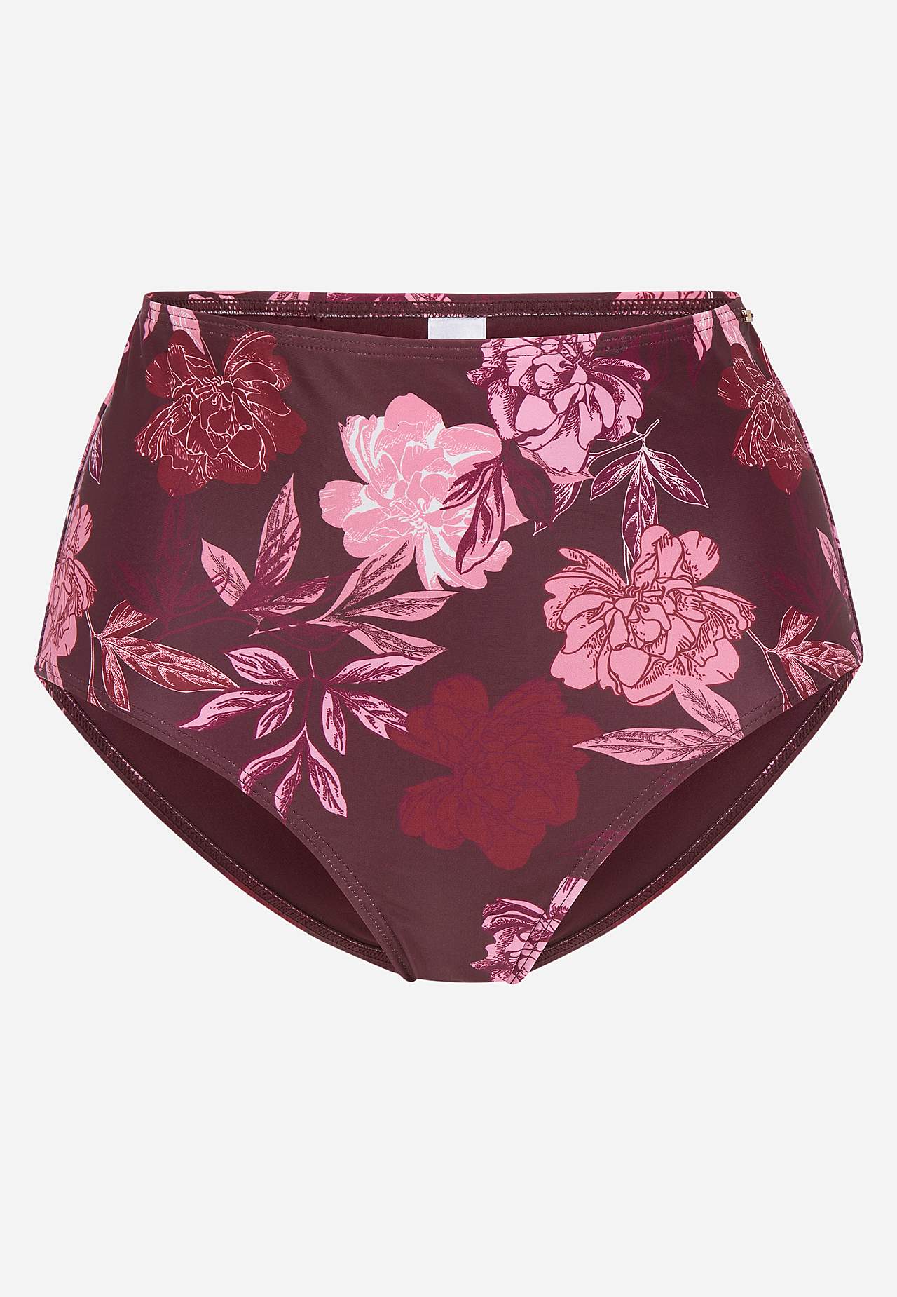 Bikini-Unterteil mit hohem Bund