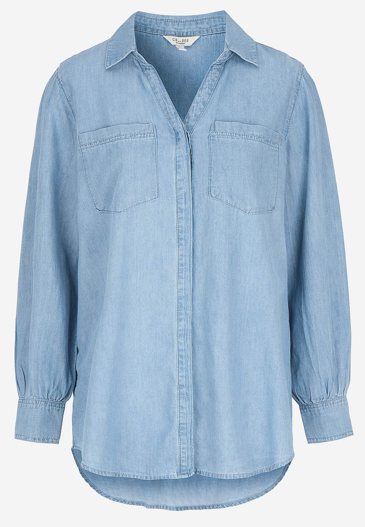 Jeanshemd mit Knöpfen