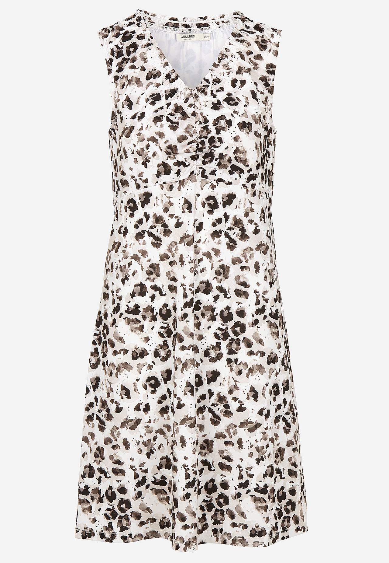 Gemustertes Jerseykleid