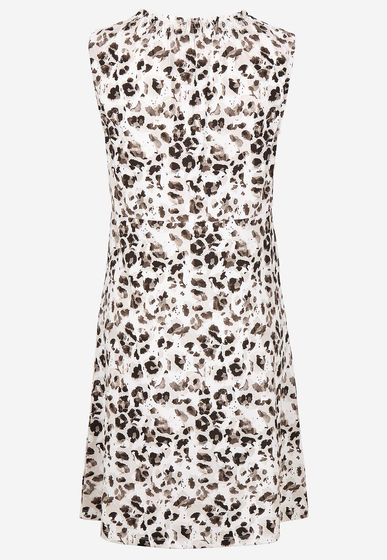 Gemustertes Jerseykleid