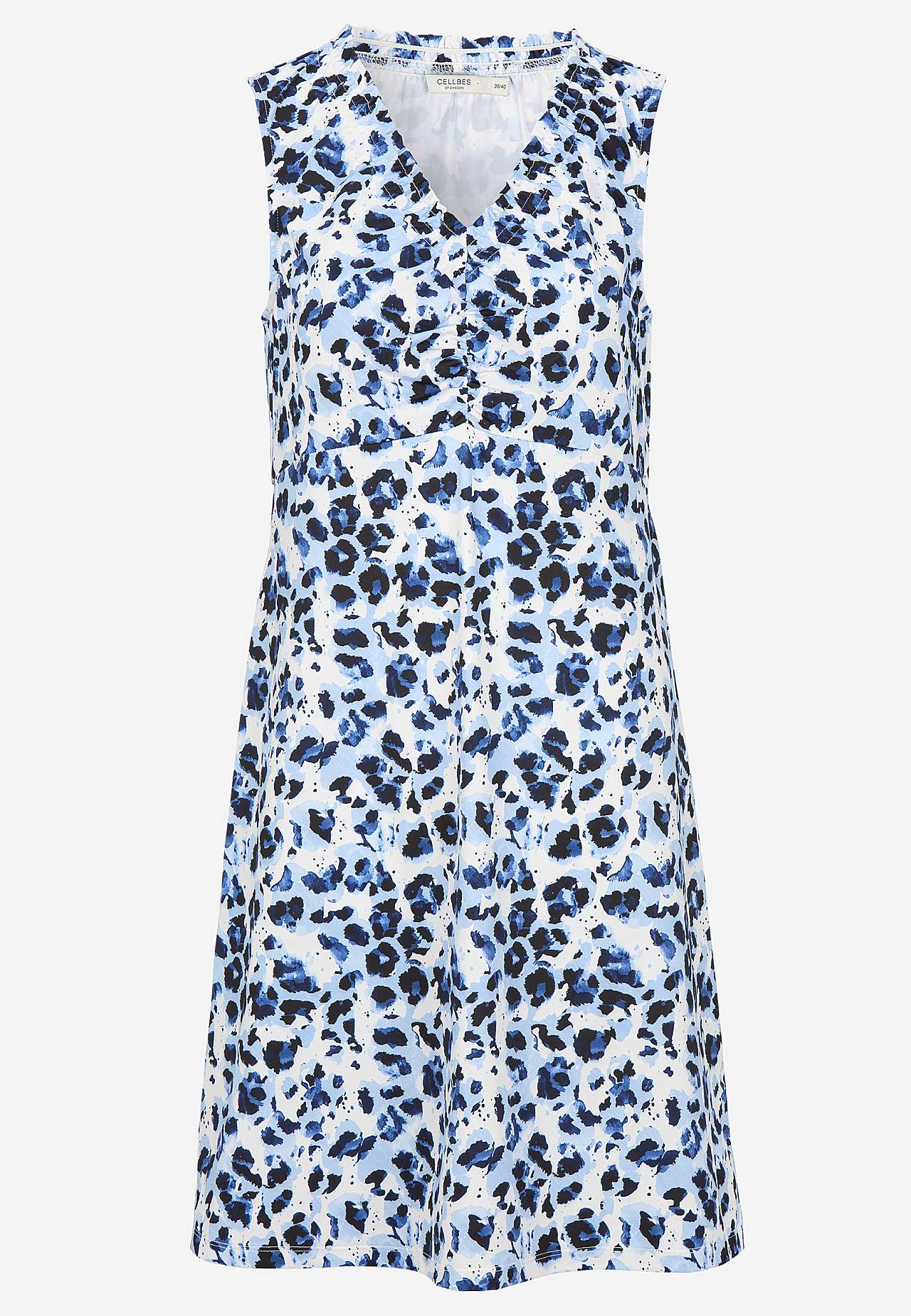 Gemustertes Jerseykleid