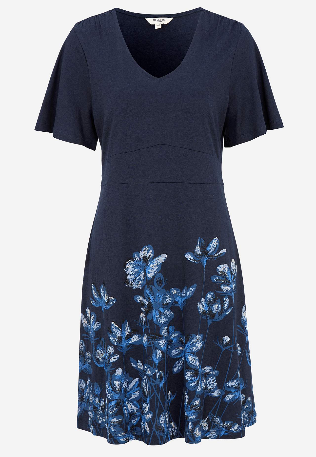 Jerseykleid mit Blumenmuster