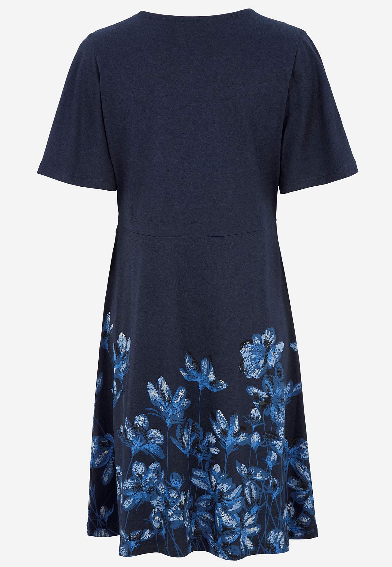 Jerseykleid mit Blumenmuster