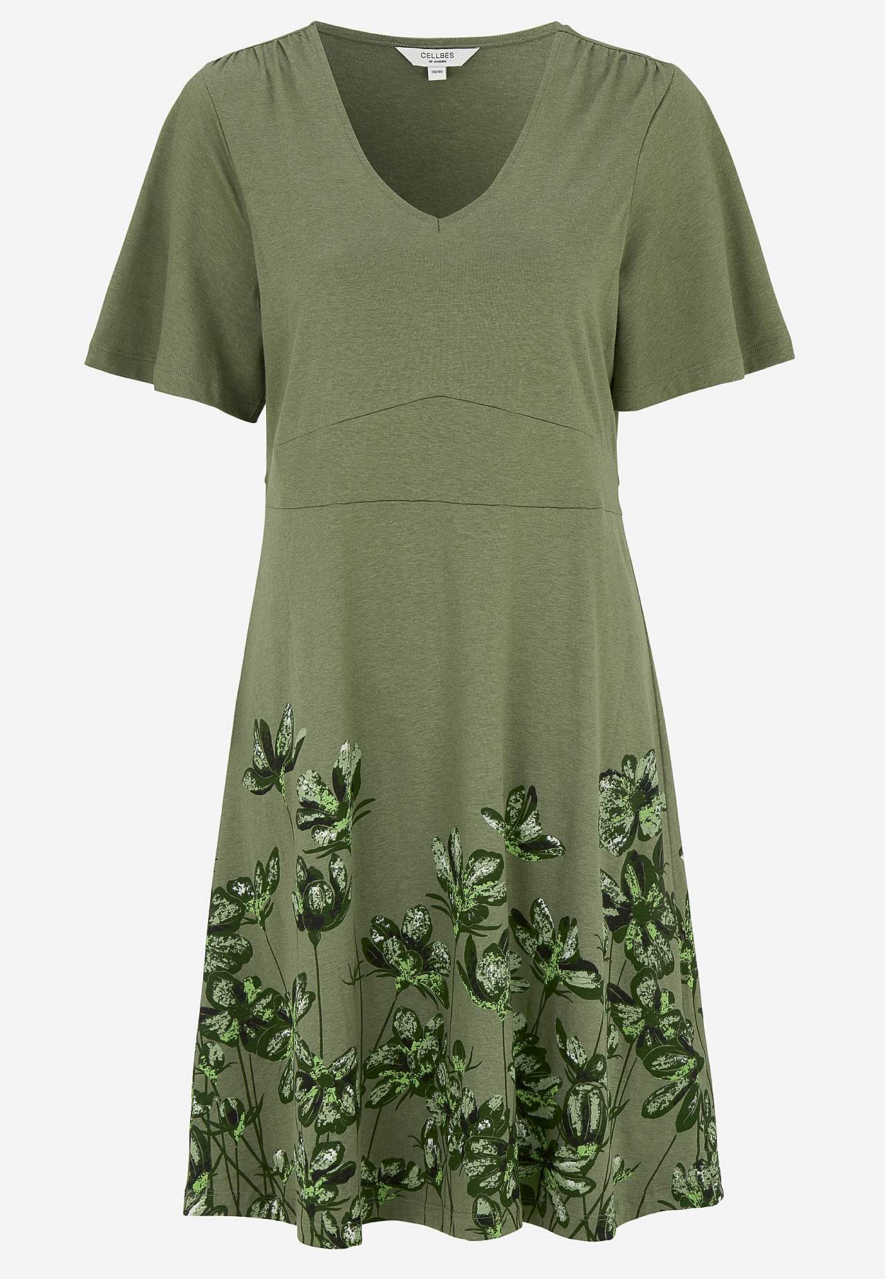 Jerseykleid mit Blumenmuster