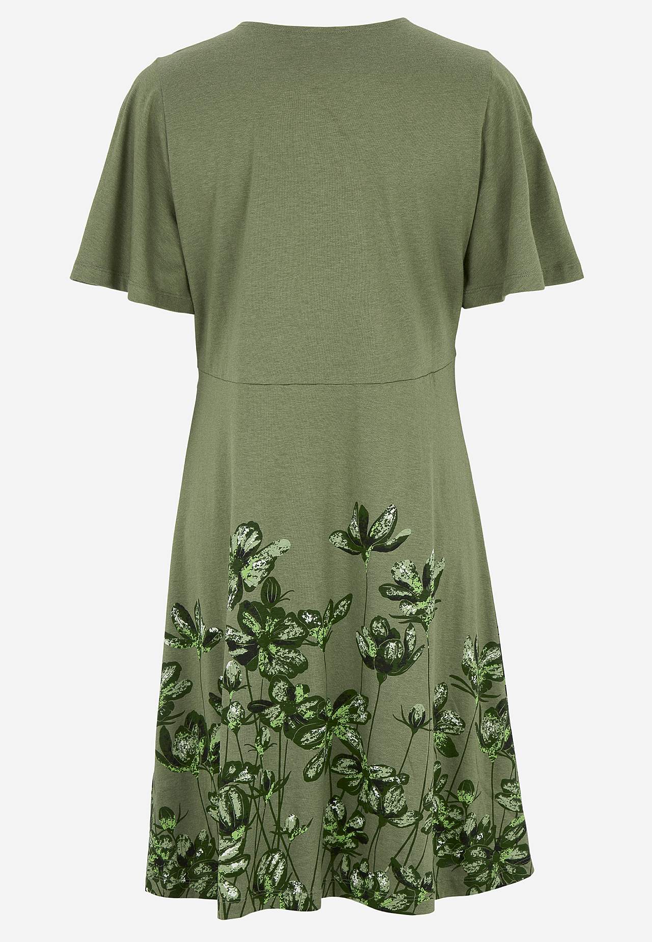 Jerseykleid mit Blumenmuster