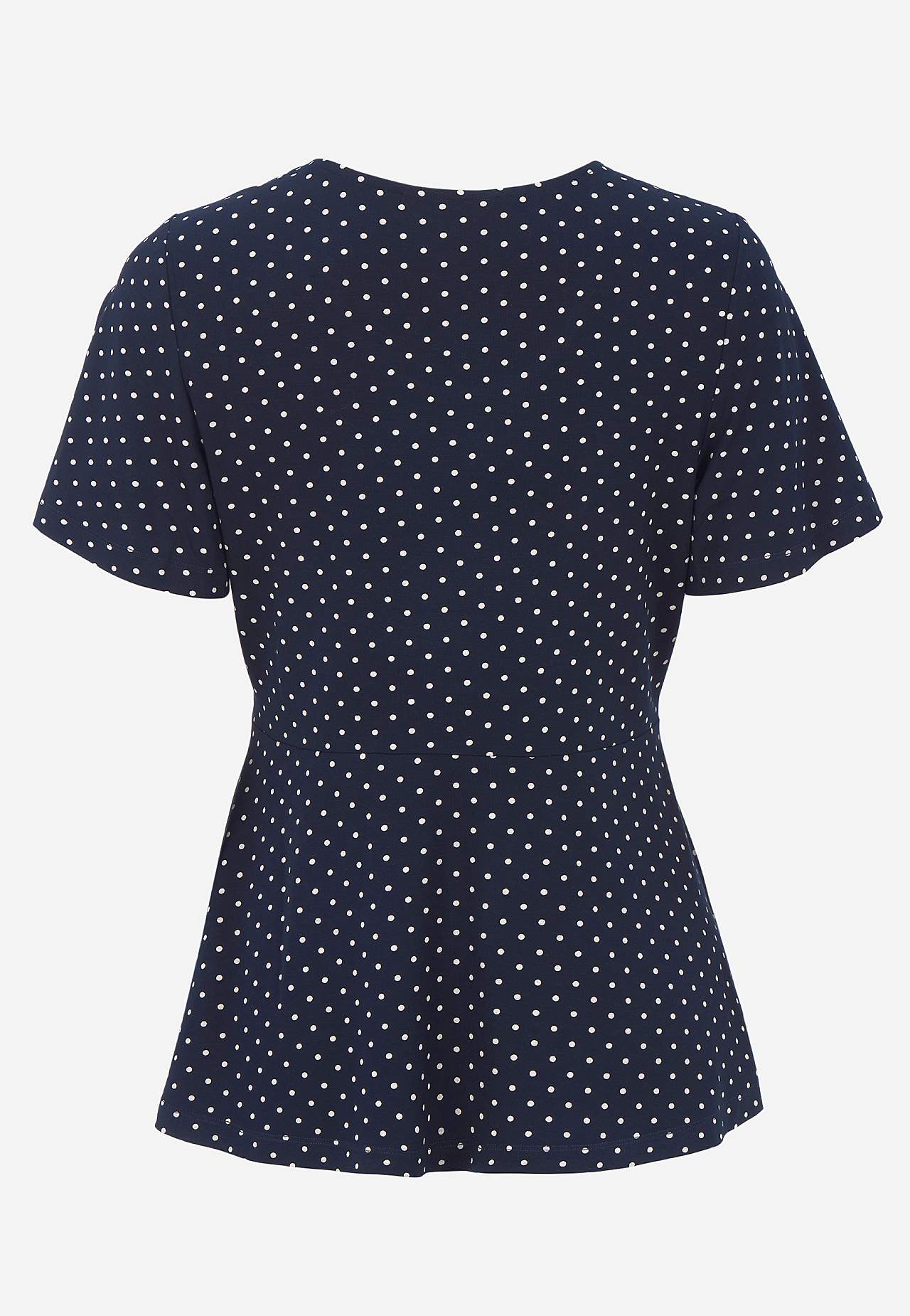 Gemustertes Jersey-Top
