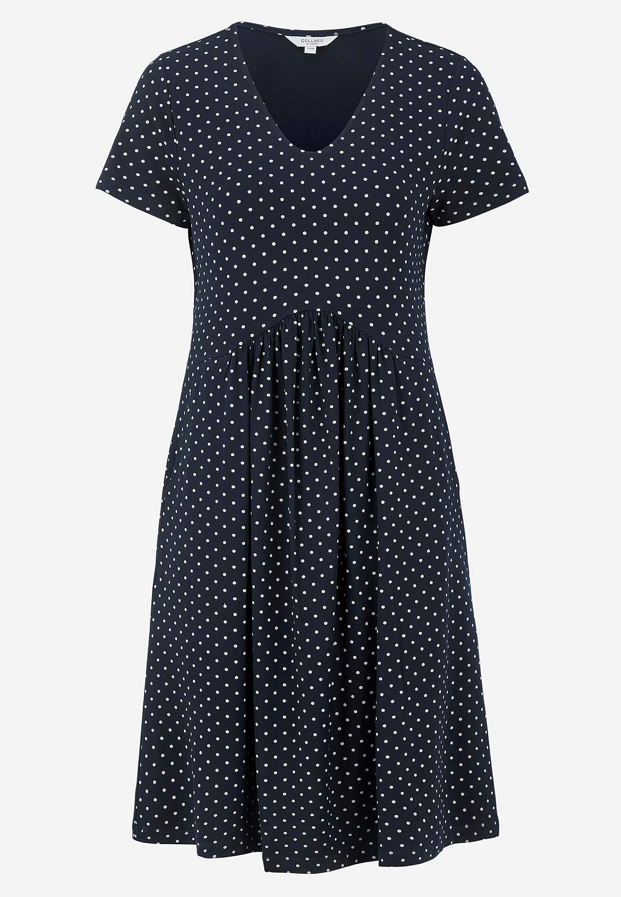Jerseykleid mit Taschen