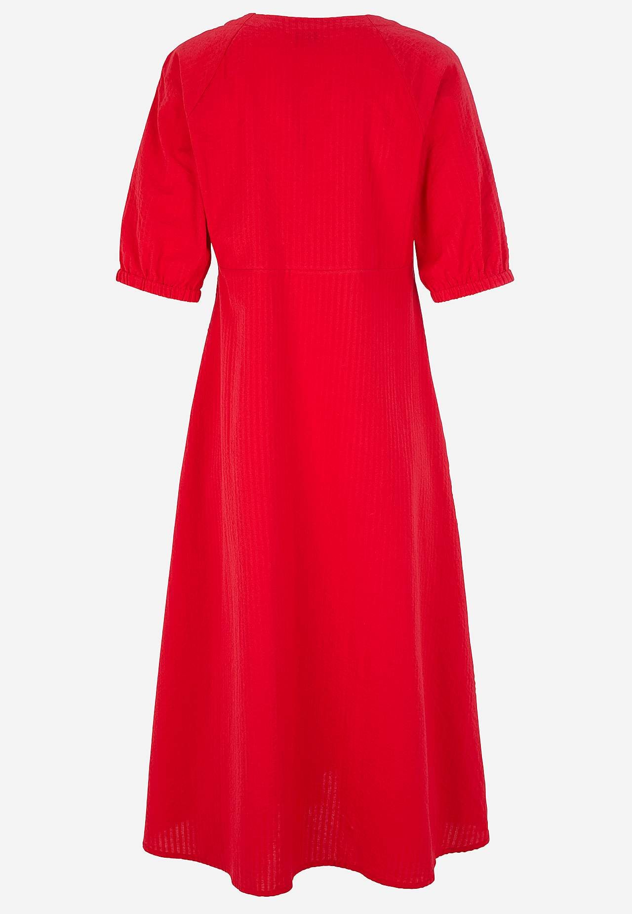 Kleid aus Seersucker