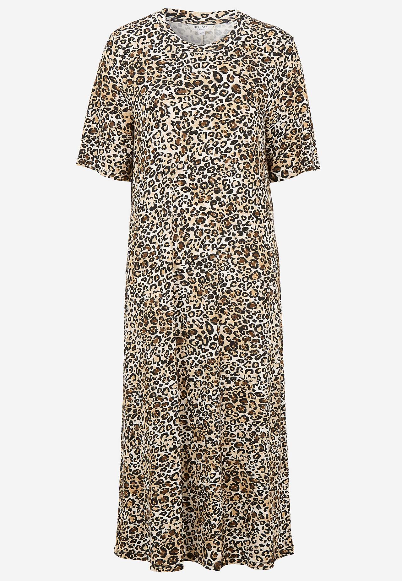 Leopardes Jerseykleid