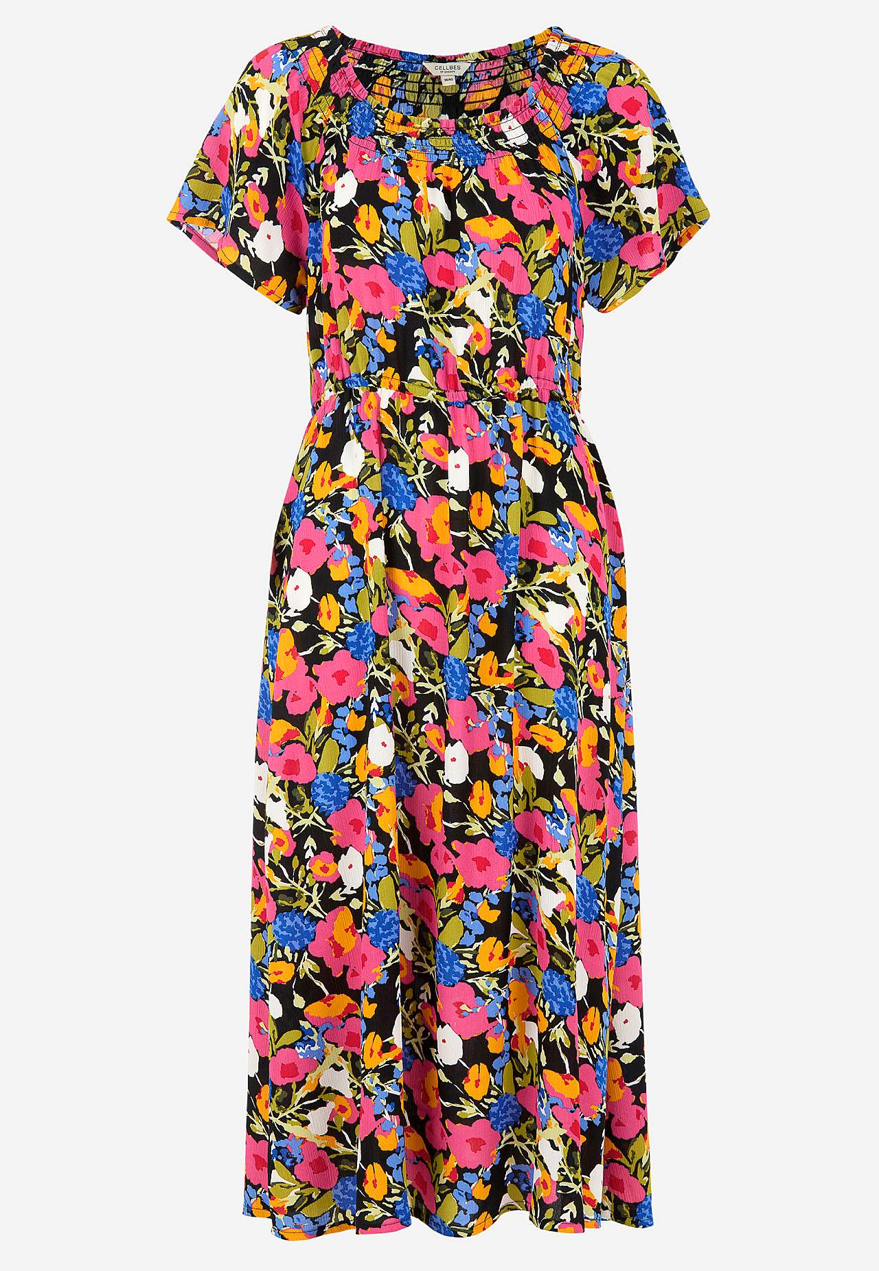 Kleid aus Viskose-Krepp
