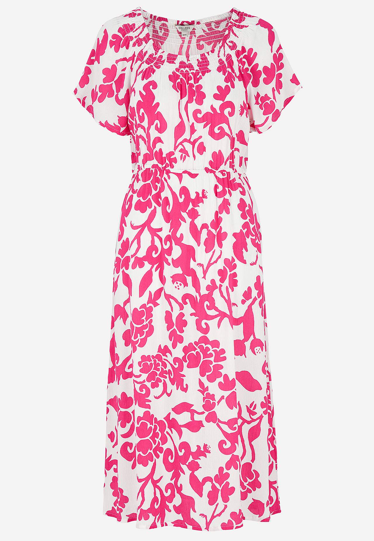 Kleid aus Viskose-Krepp