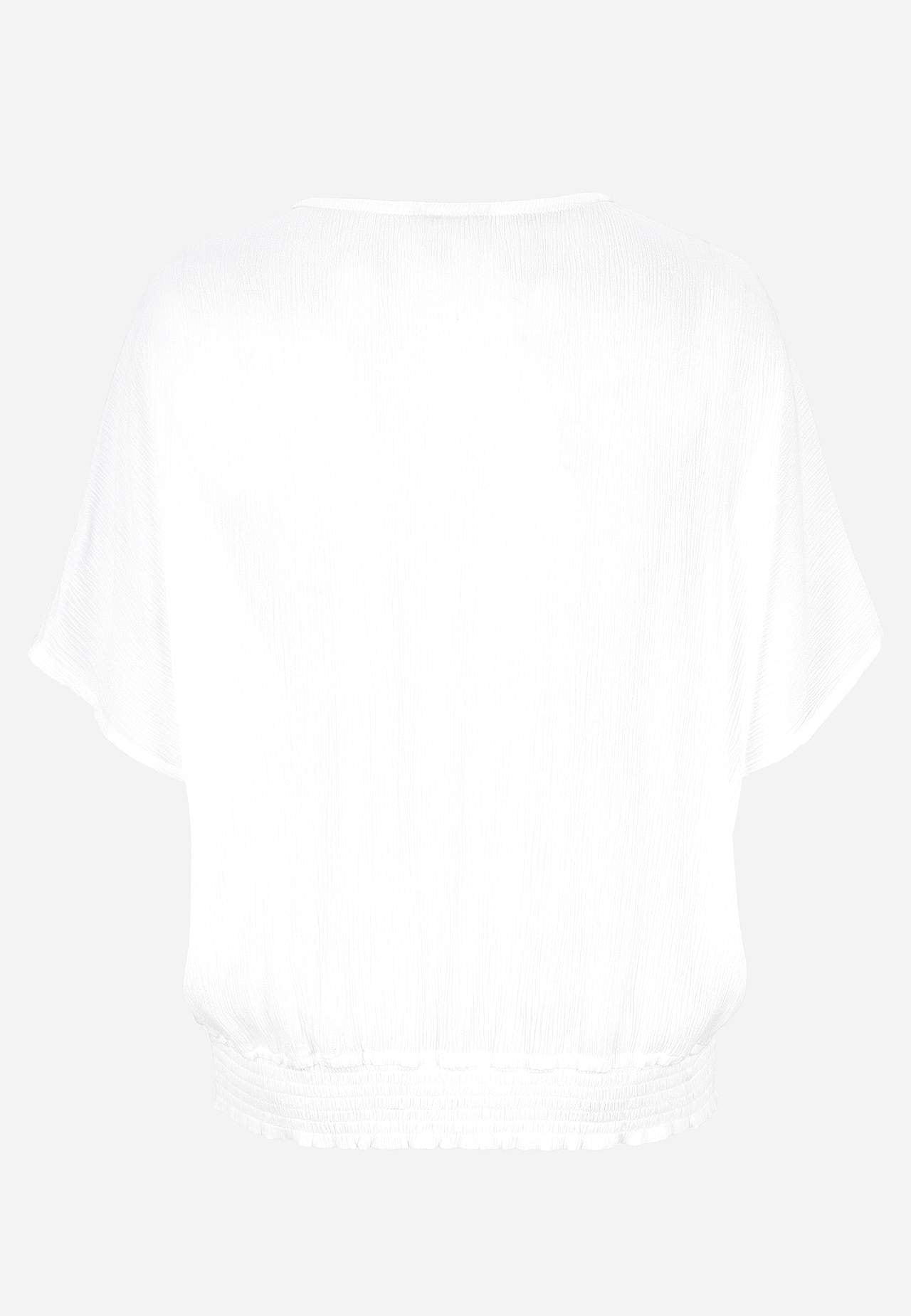 Bluse aus Viskose-Krepp