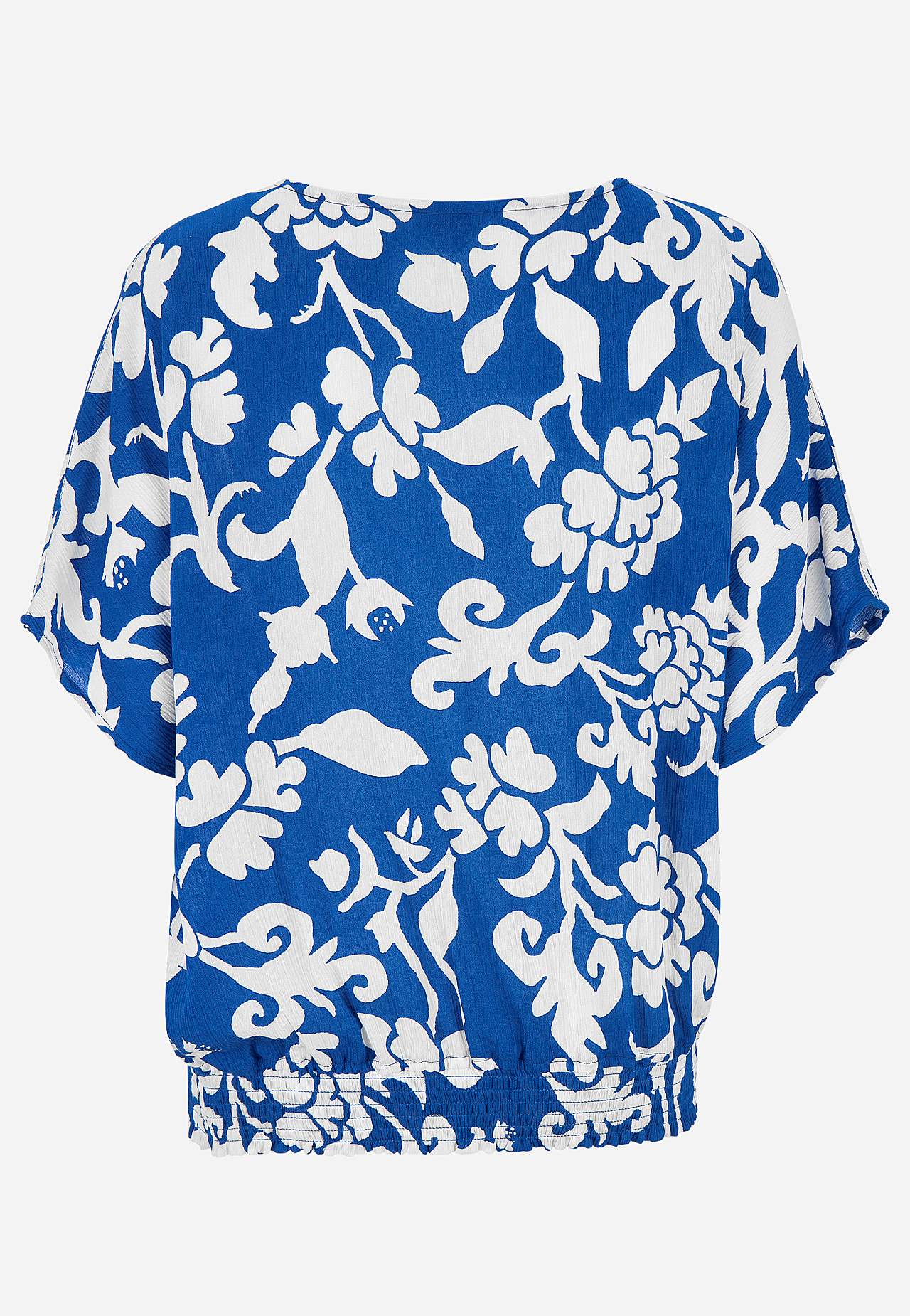 Bluse aus Viskose-Krepp