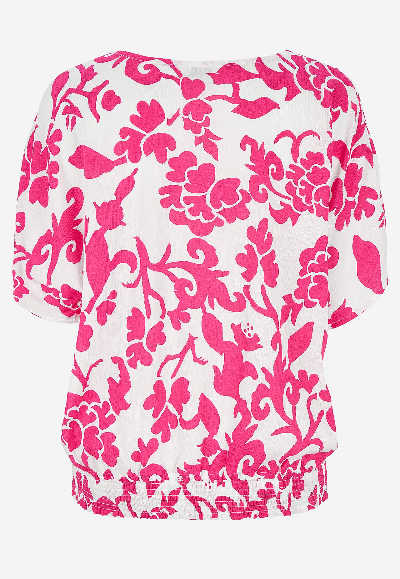 Bluse aus Viskose-Krepp