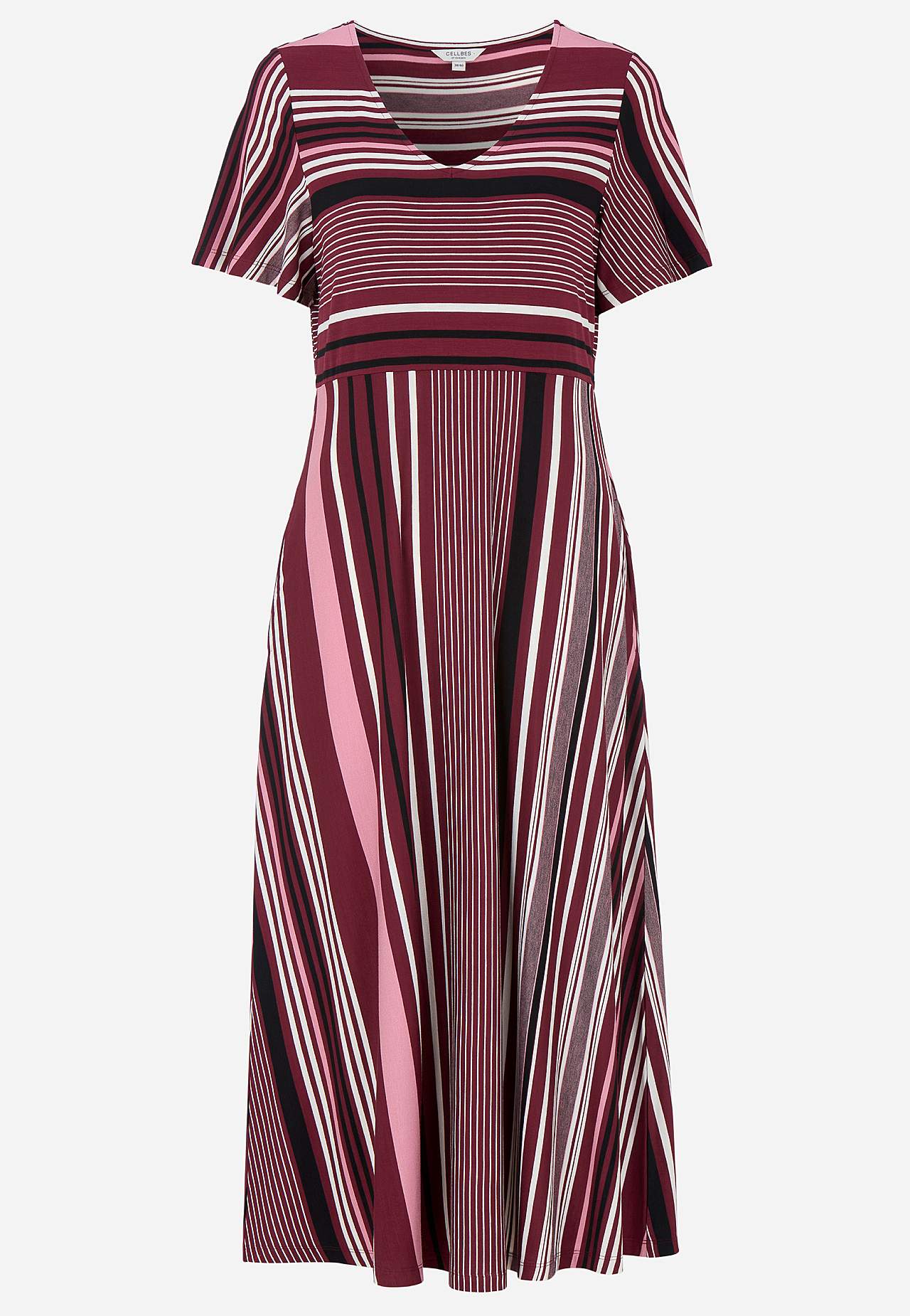 Gemustertes Viskosekleid