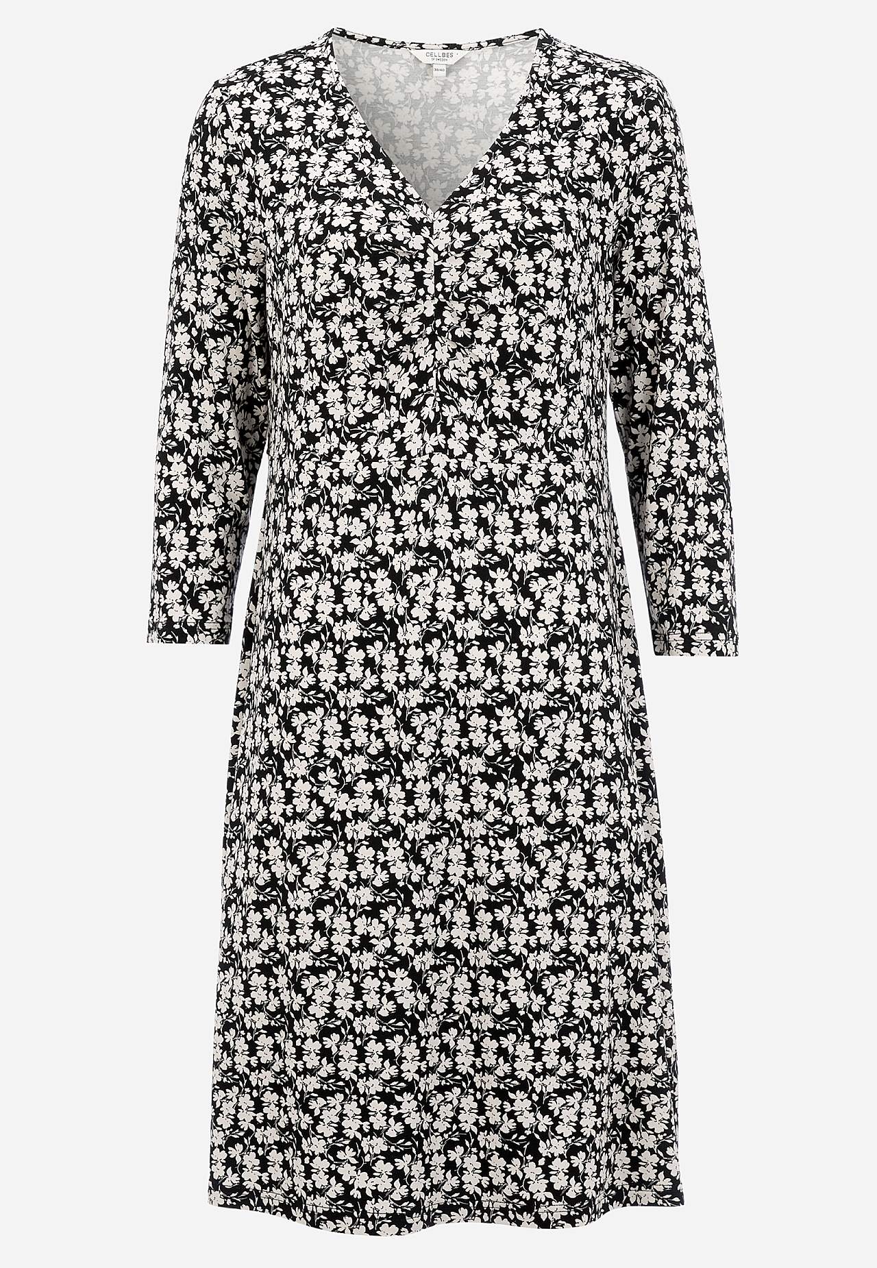 Gemustertes Jerseykleid