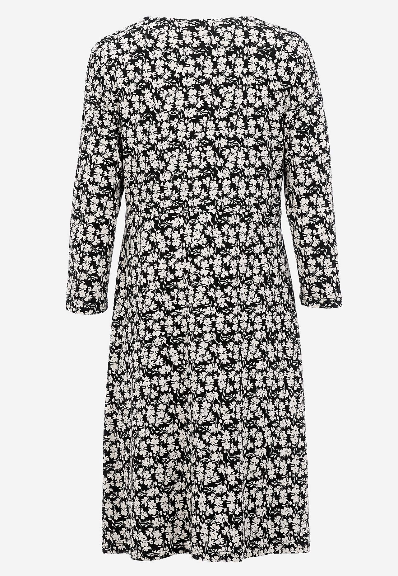 Gemustertes Jerseykleid