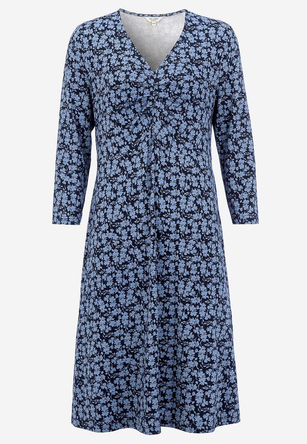 Gemustertes Jerseykleid