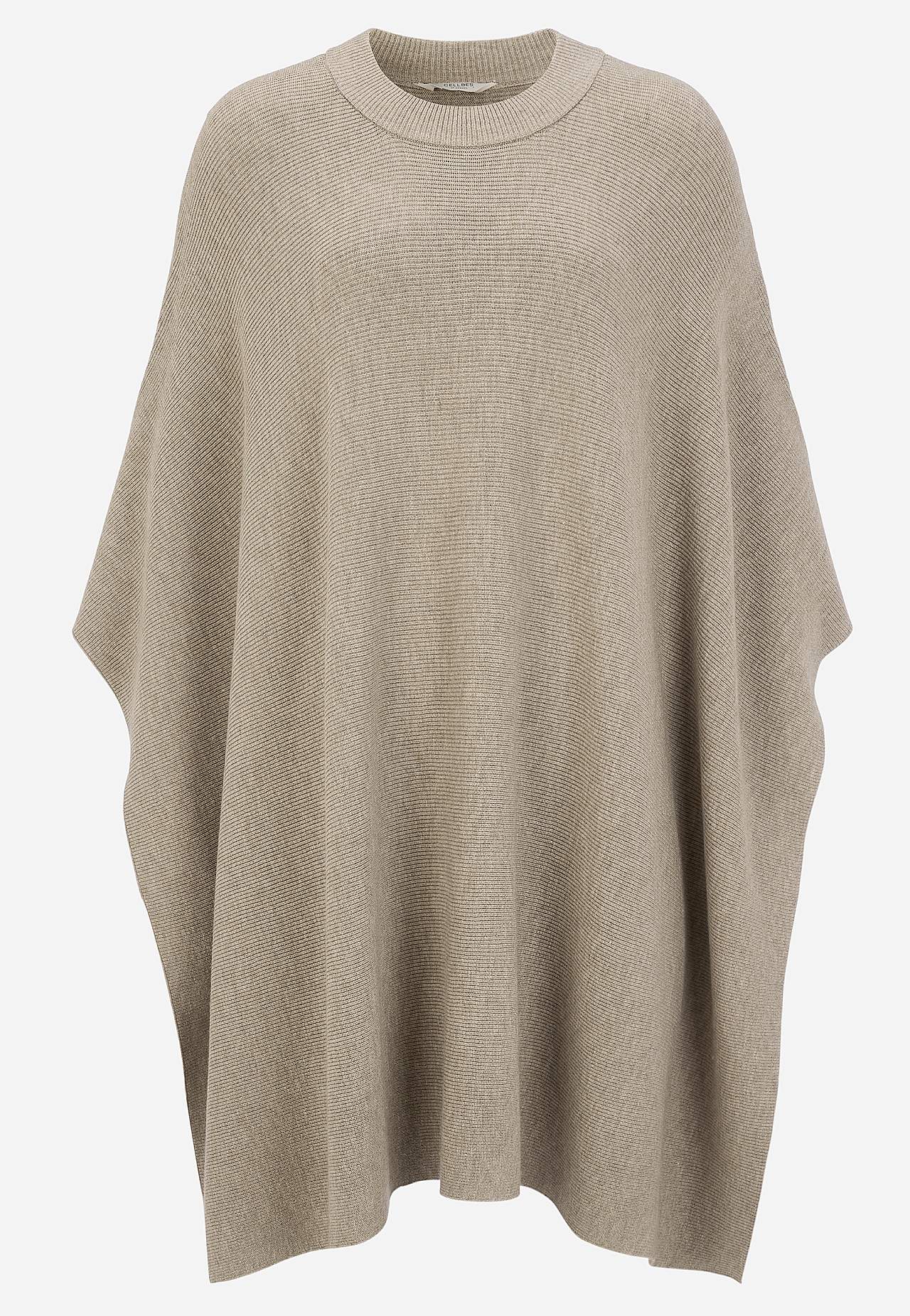 Fein gestrickt Poncho