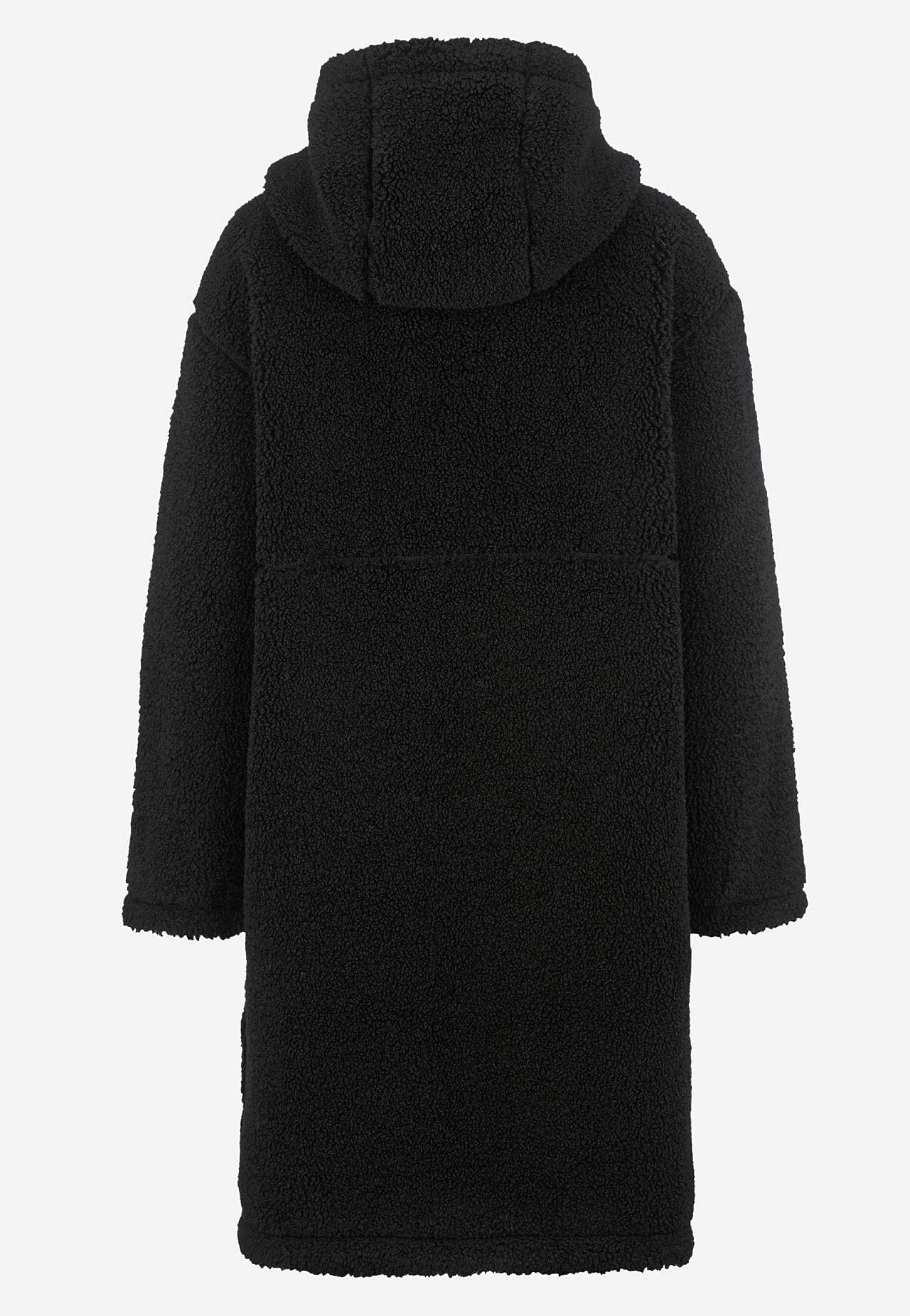 Fleecejacke mit Kapuze