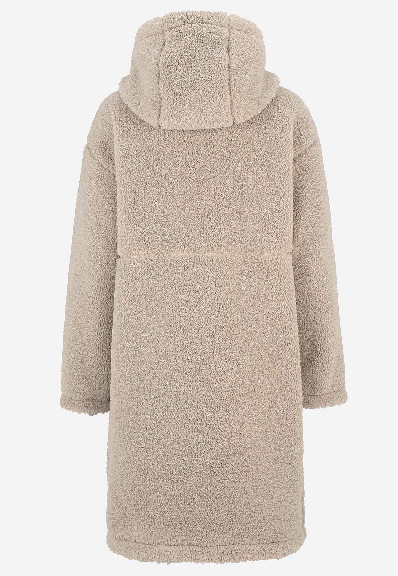 Fleecejacke mit Kapuze