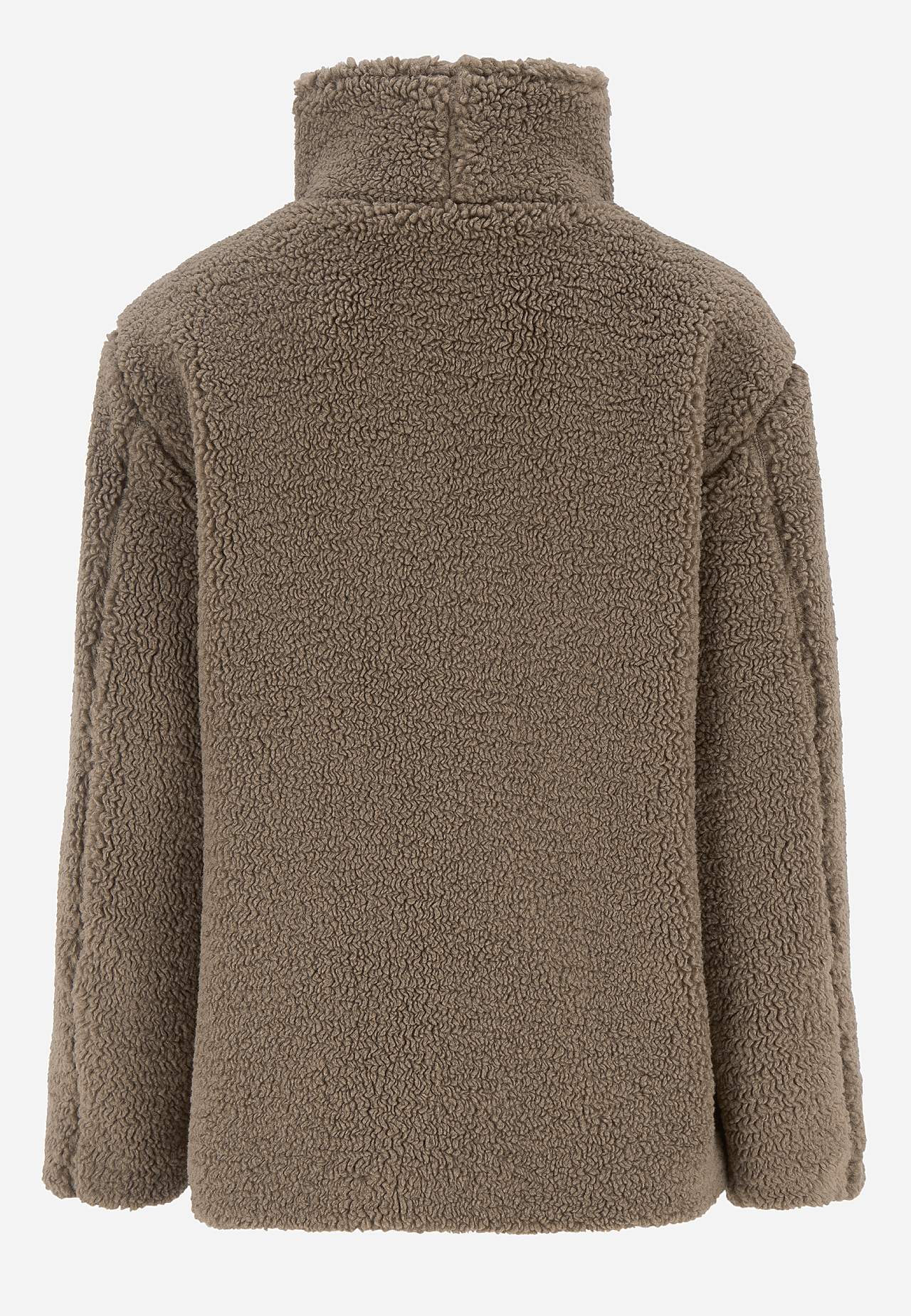 Fleecejacke mit Stehkragen