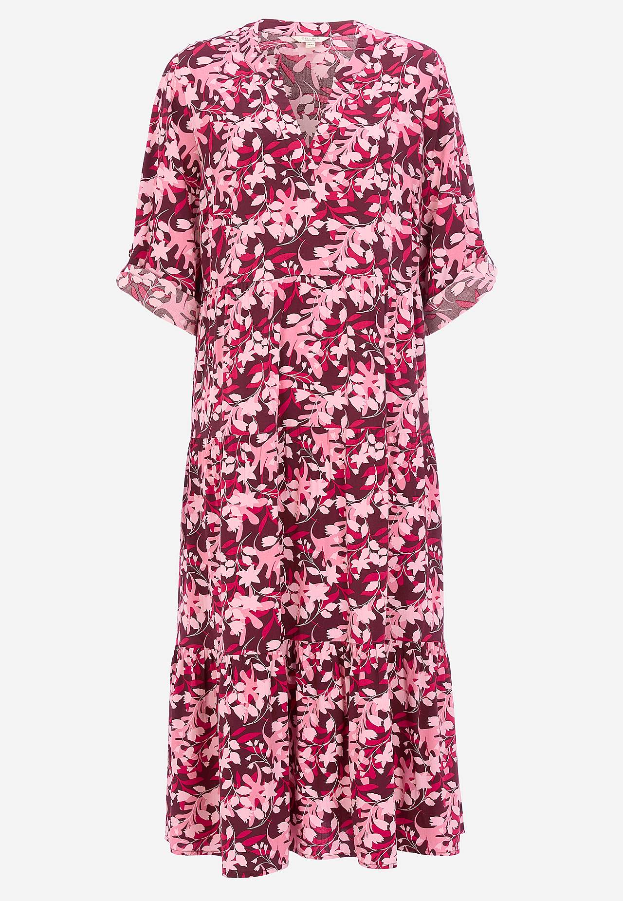 Kleid mit Volants