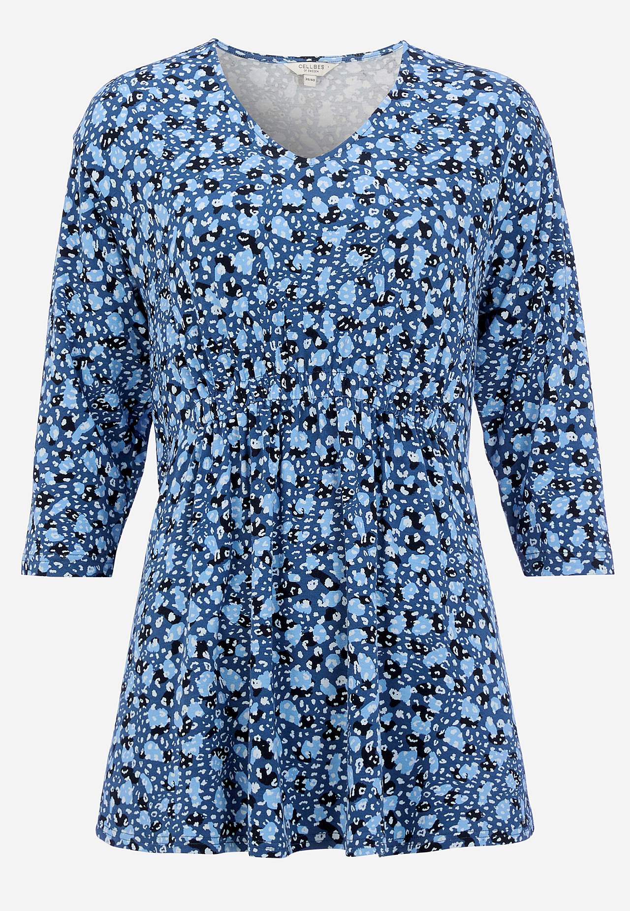 Jersey-Top mit 3/4-Ärmel