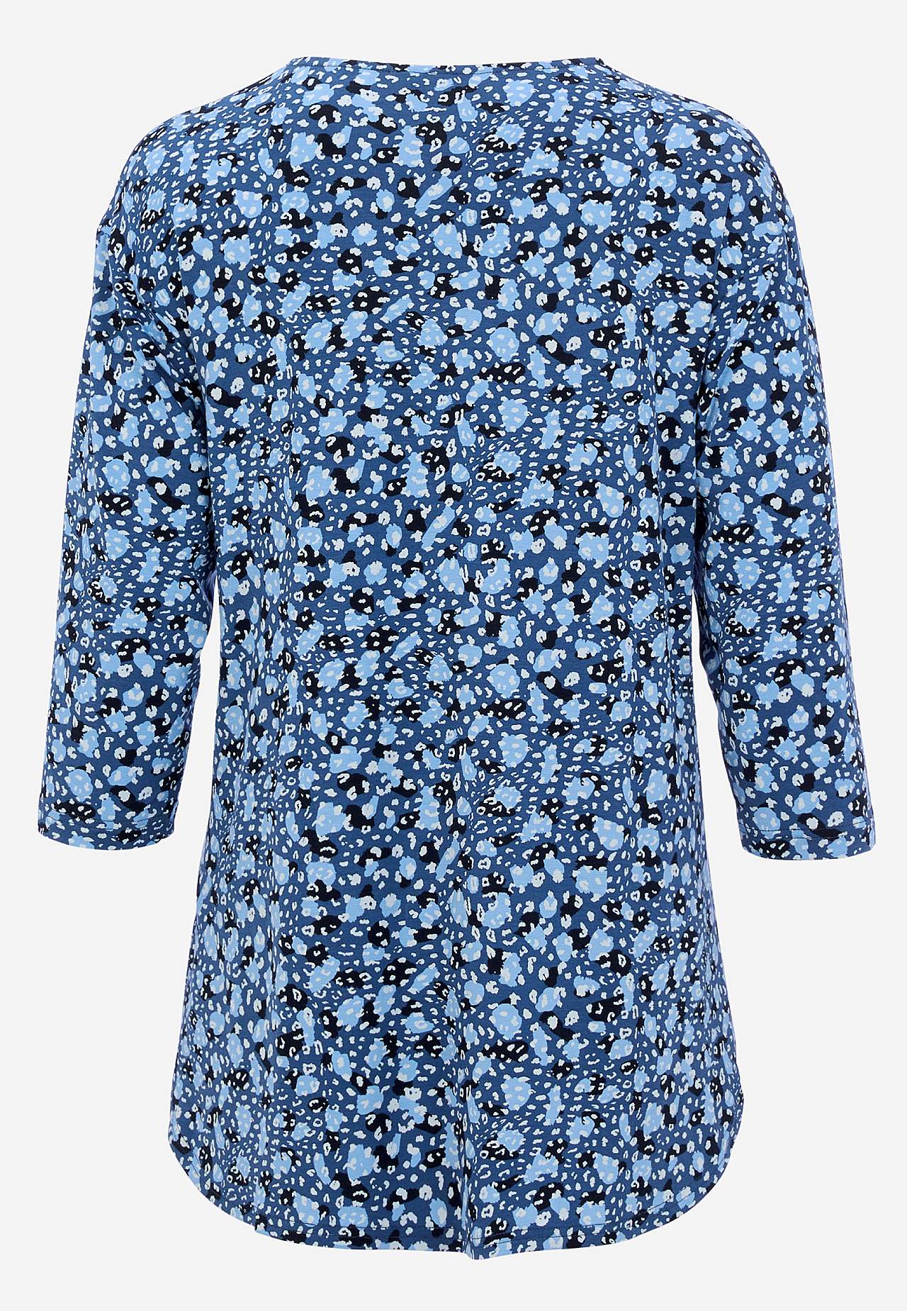 Jersey-Top mit 3/4-Ärmel